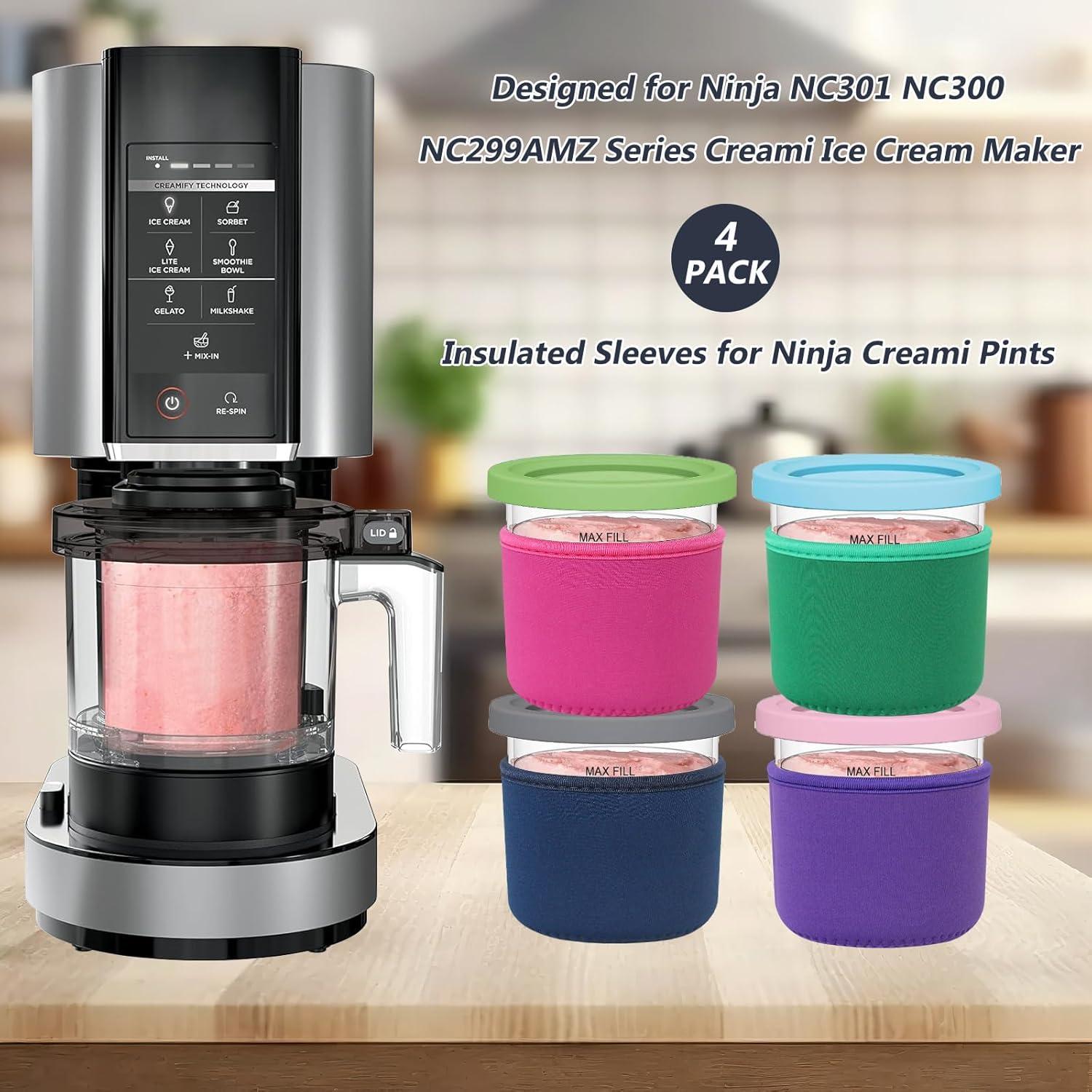 Mangas Aislantes Reutilizables Ninja Creami 16oz - 4 Piezas