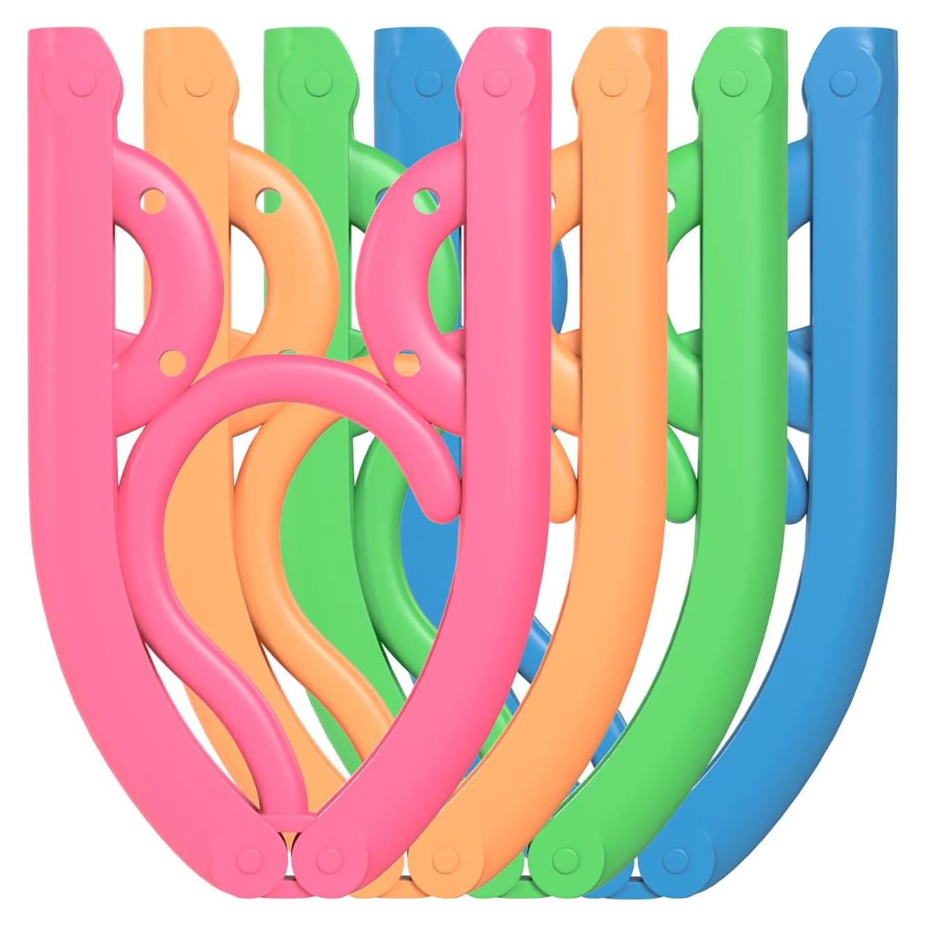 Perchas Plegables Portátiles D & K Exclusives - Paquete de 4