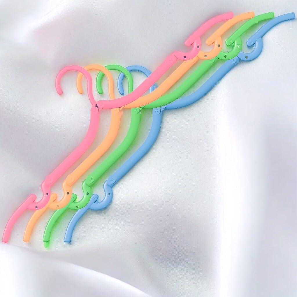 Perchas Plegables Portátiles D & K Exclusives - Paquete de 4