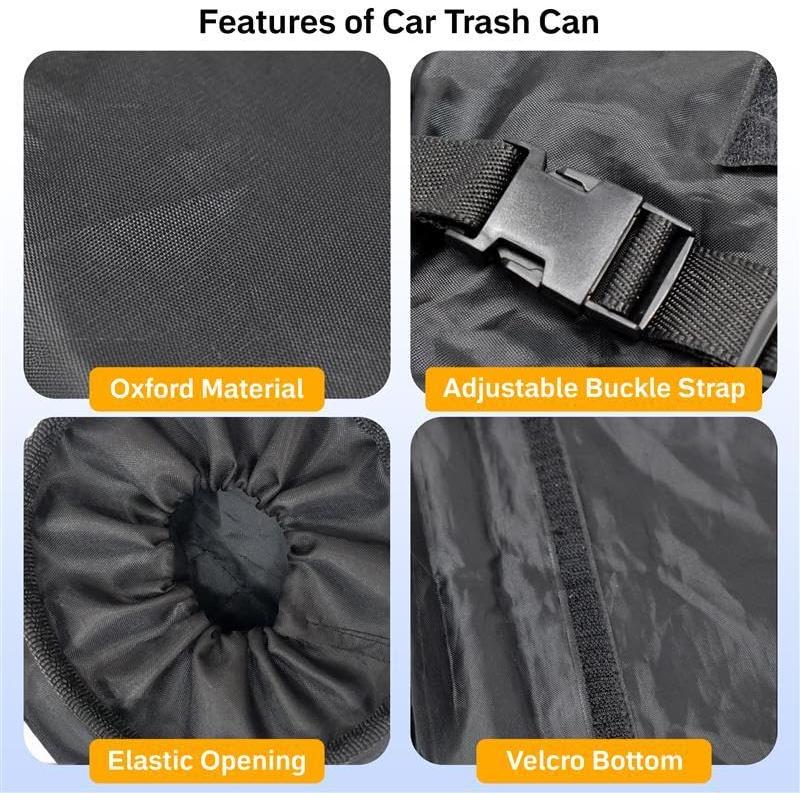 Bolsa de Basura para Auto EcoNour - 2 Paquete, Impermeable