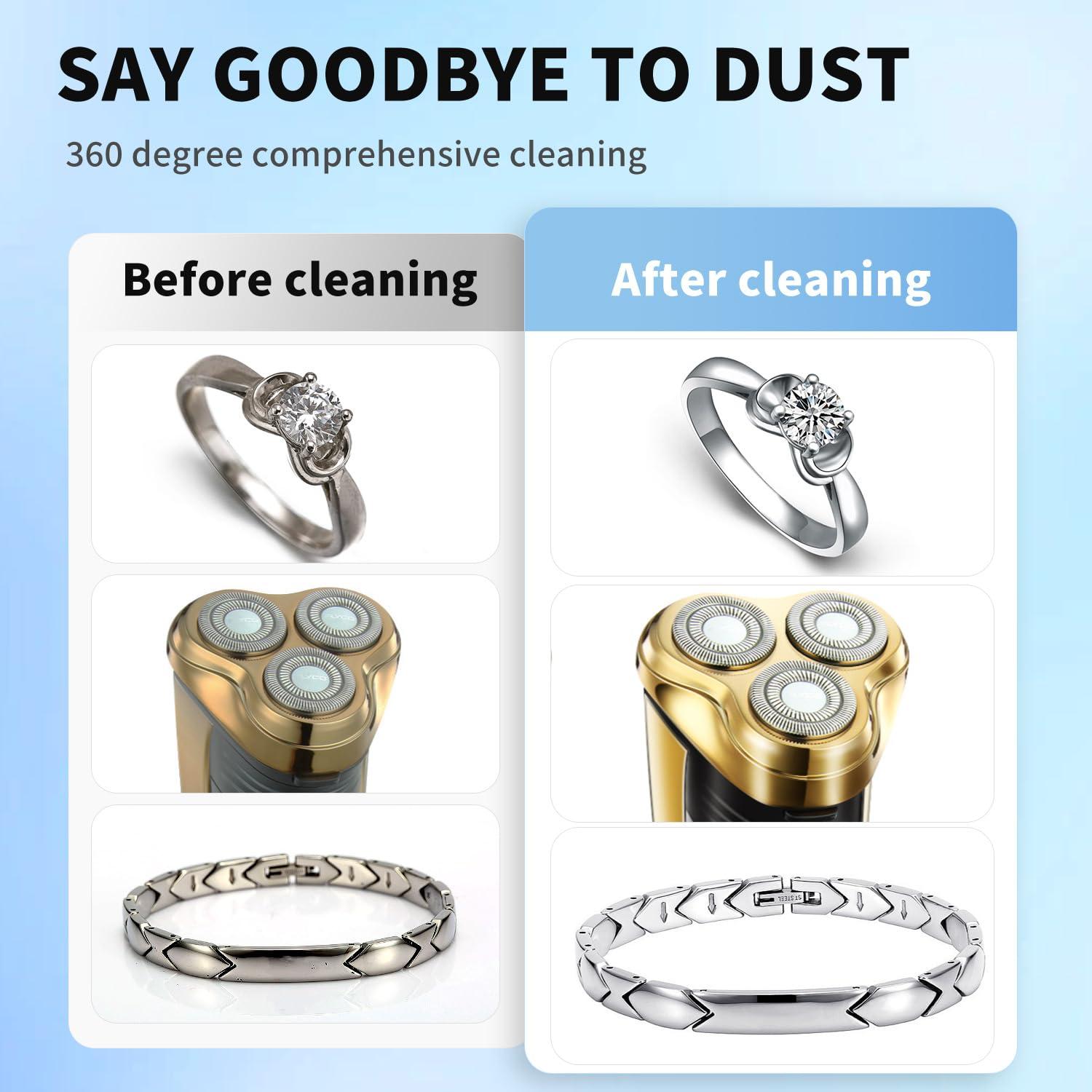 Limpiador Ultrasónico IFTHFOUR Profesional 48KHz Recargable