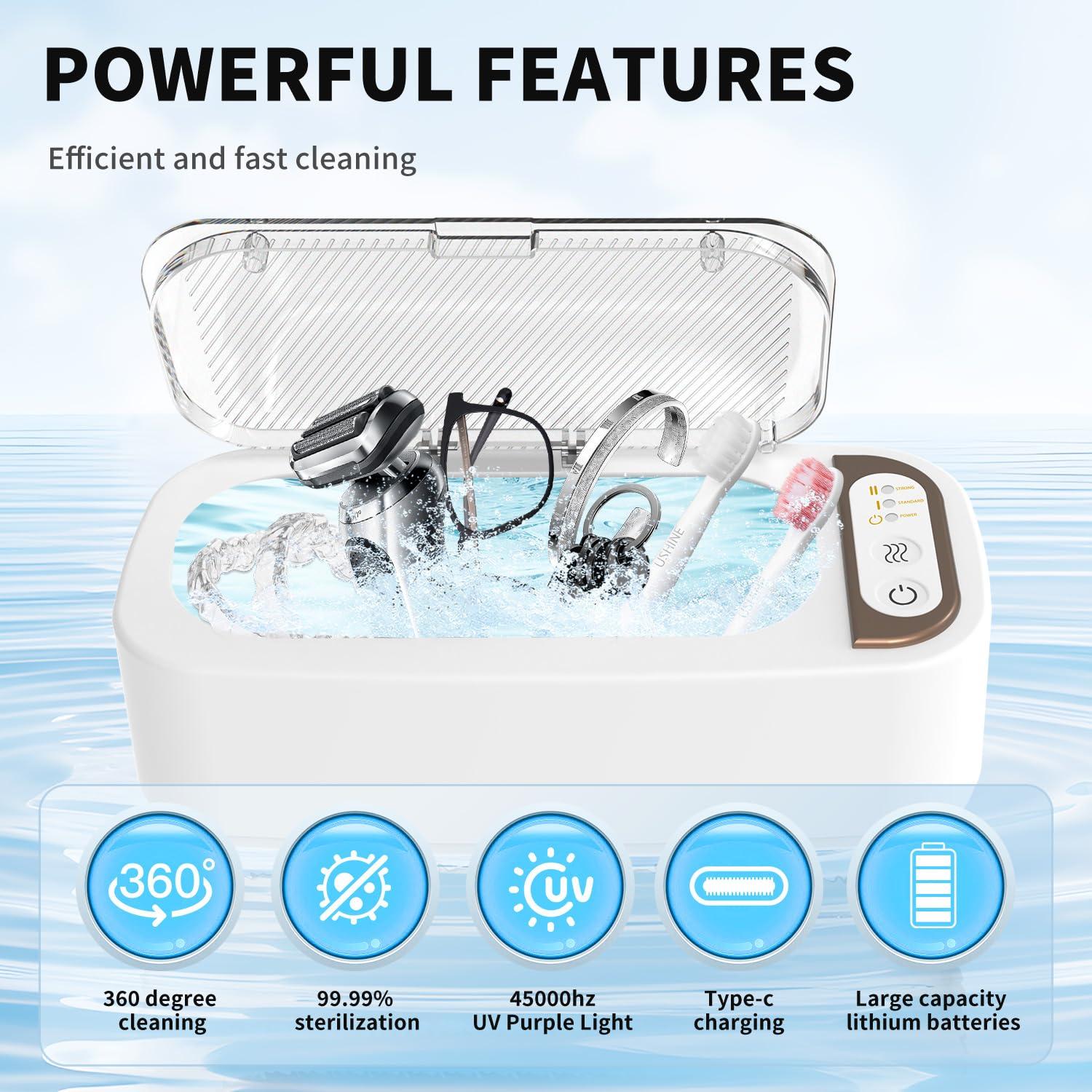 Limpiador Ultrasónico IFTHFOUR Profesional 48KHz Recargable