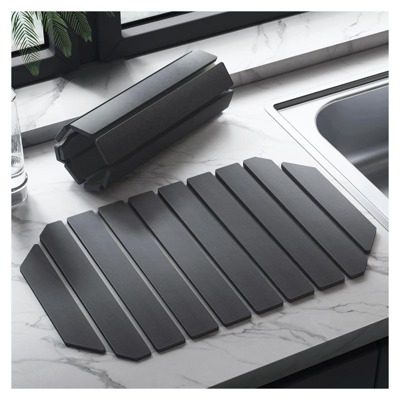 Alfombrilla de Secado de Piedra Diatomácea XI LIFE 60x40cm Gris