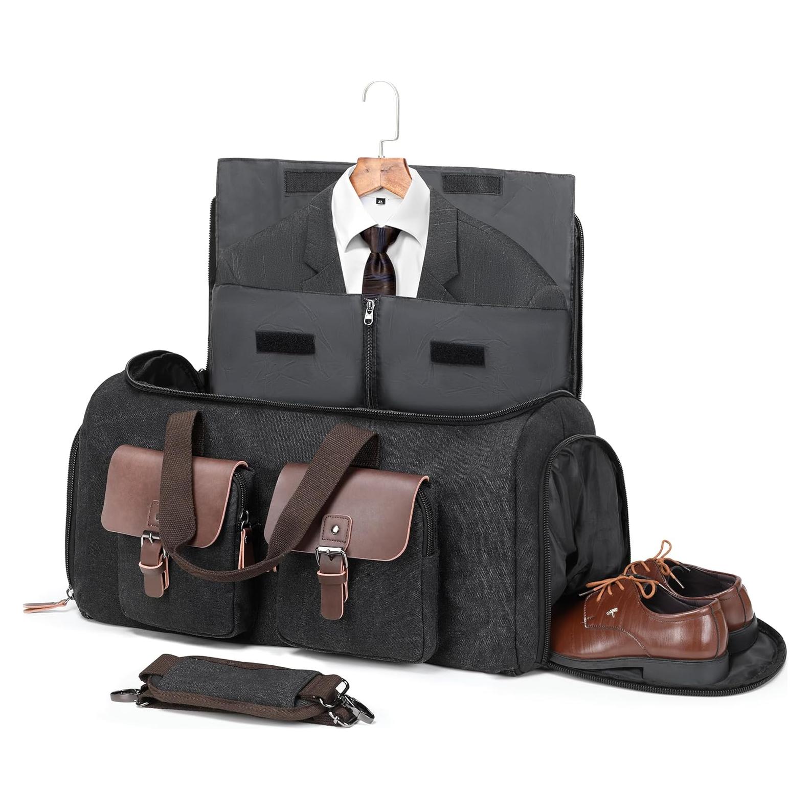 Bolsa de Ropa Duffle 2 en 1 XL Negra - Garment001