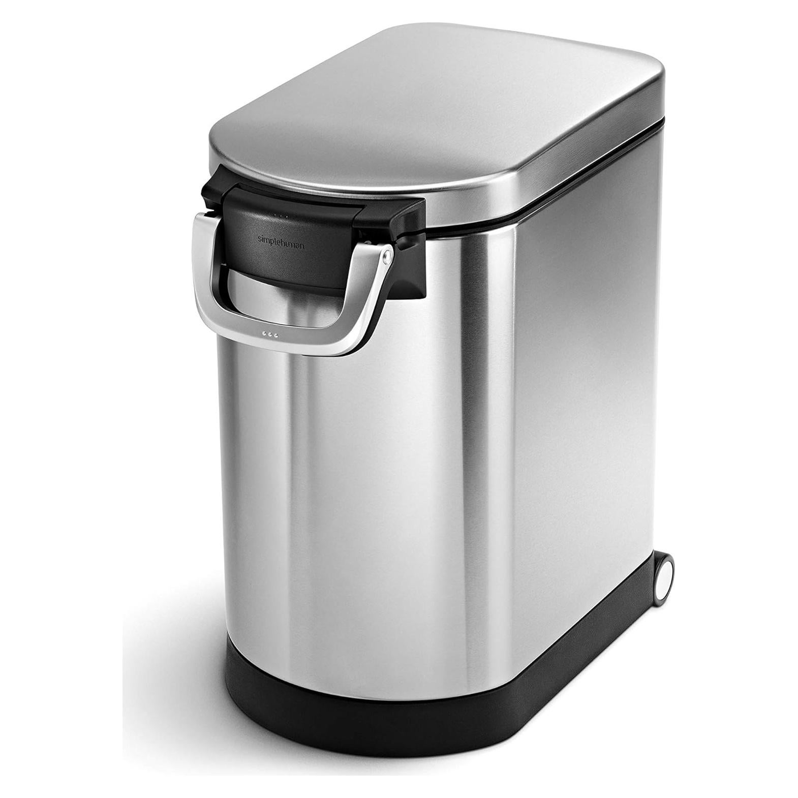 Contenedor de Almacenamiento de Comida para Mascotas simplehuman 25L Acero Inoxidable