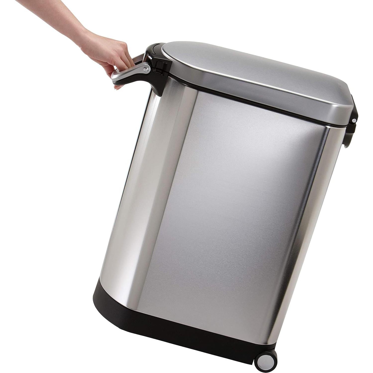 Contenedor de Almacenamiento de Comida para Mascotas simplehuman 25L Acero Inoxidable