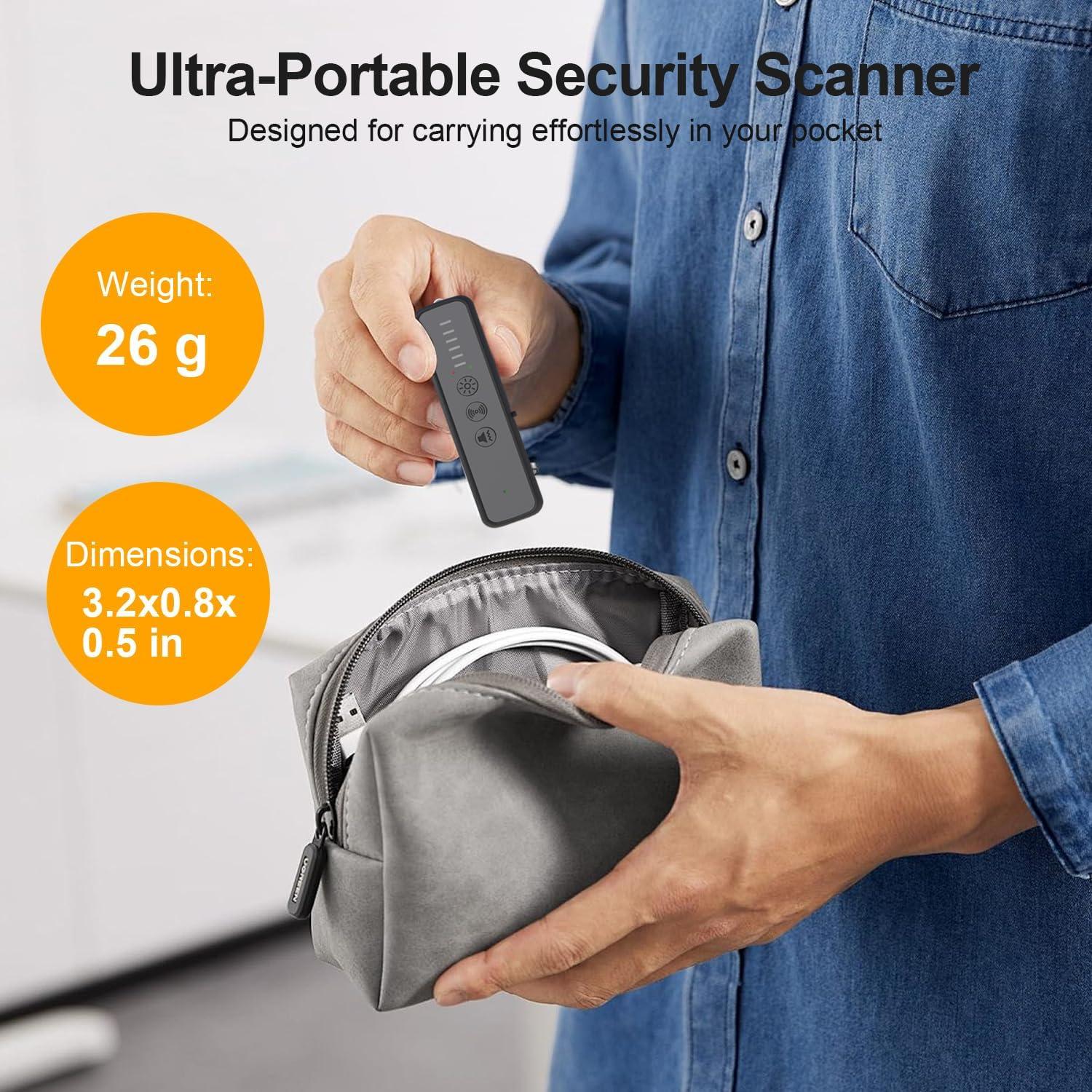 Detector de Cámaras Ocultas ZHENHAN S600 - Portátil, 10m, 30h