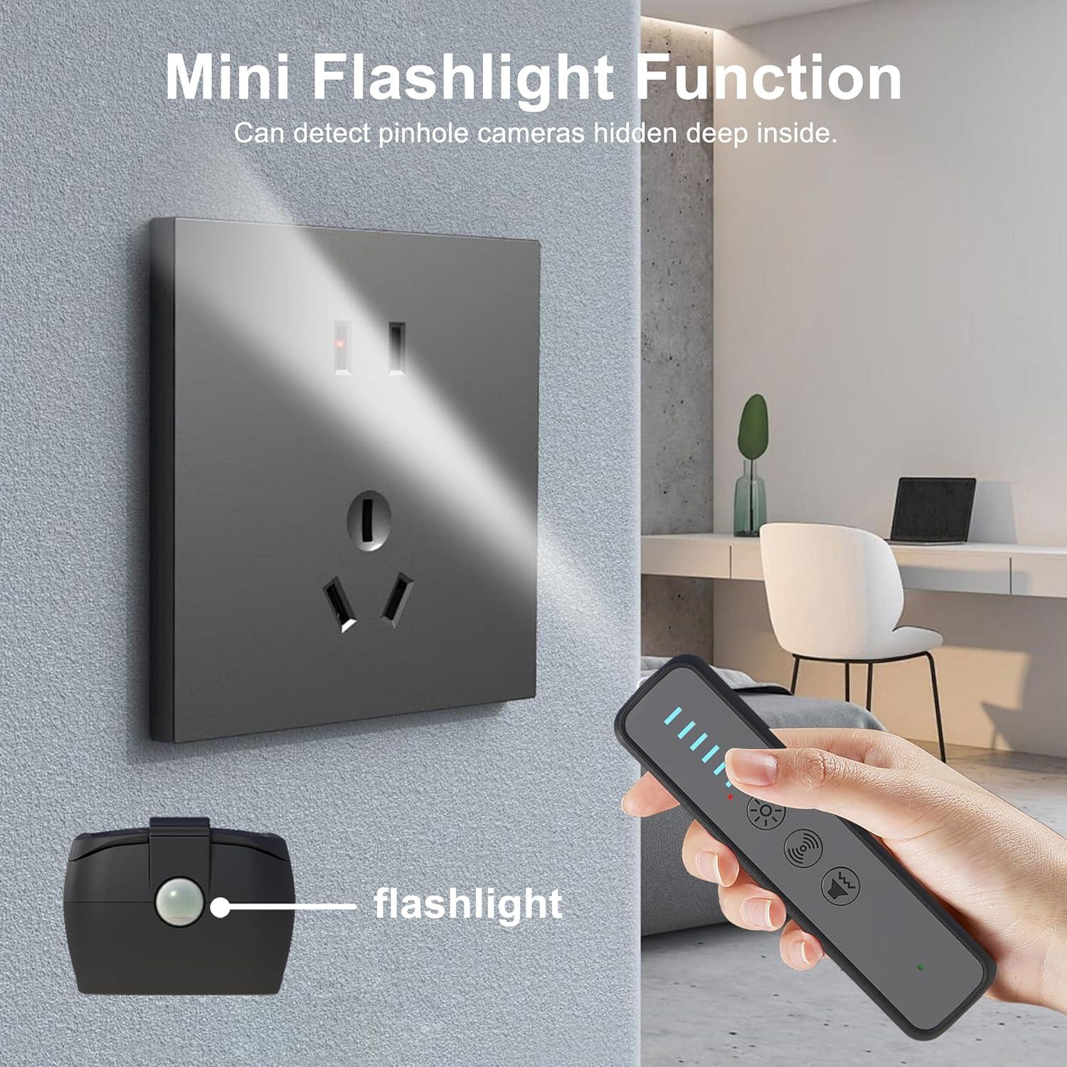 Detector de Cámaras Ocultas ZHENHAN S600 - Portátil, 10m, 30h