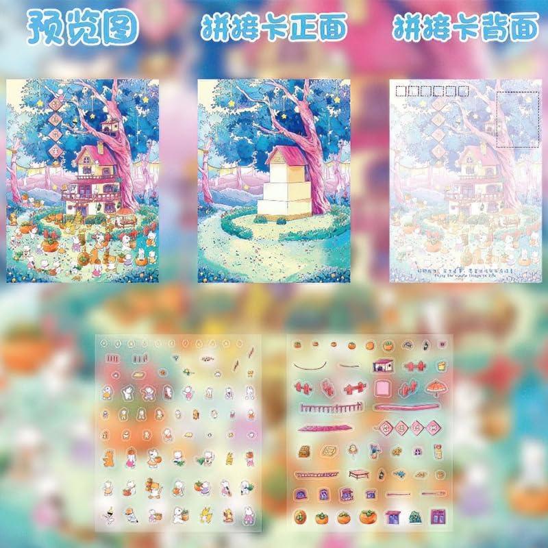 Kit de Stickers 3D DIY SSNLNBF - 6 Escenas Creativas para Decorar