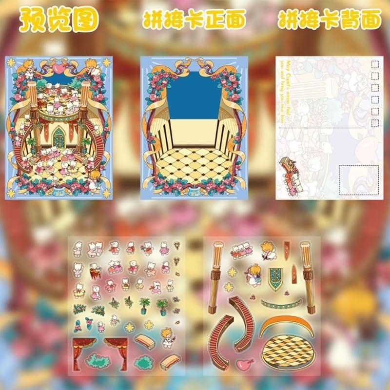 Kit de Stickers 3D DIY SSNLNBF - 6 Escenas Creativas para Decorar