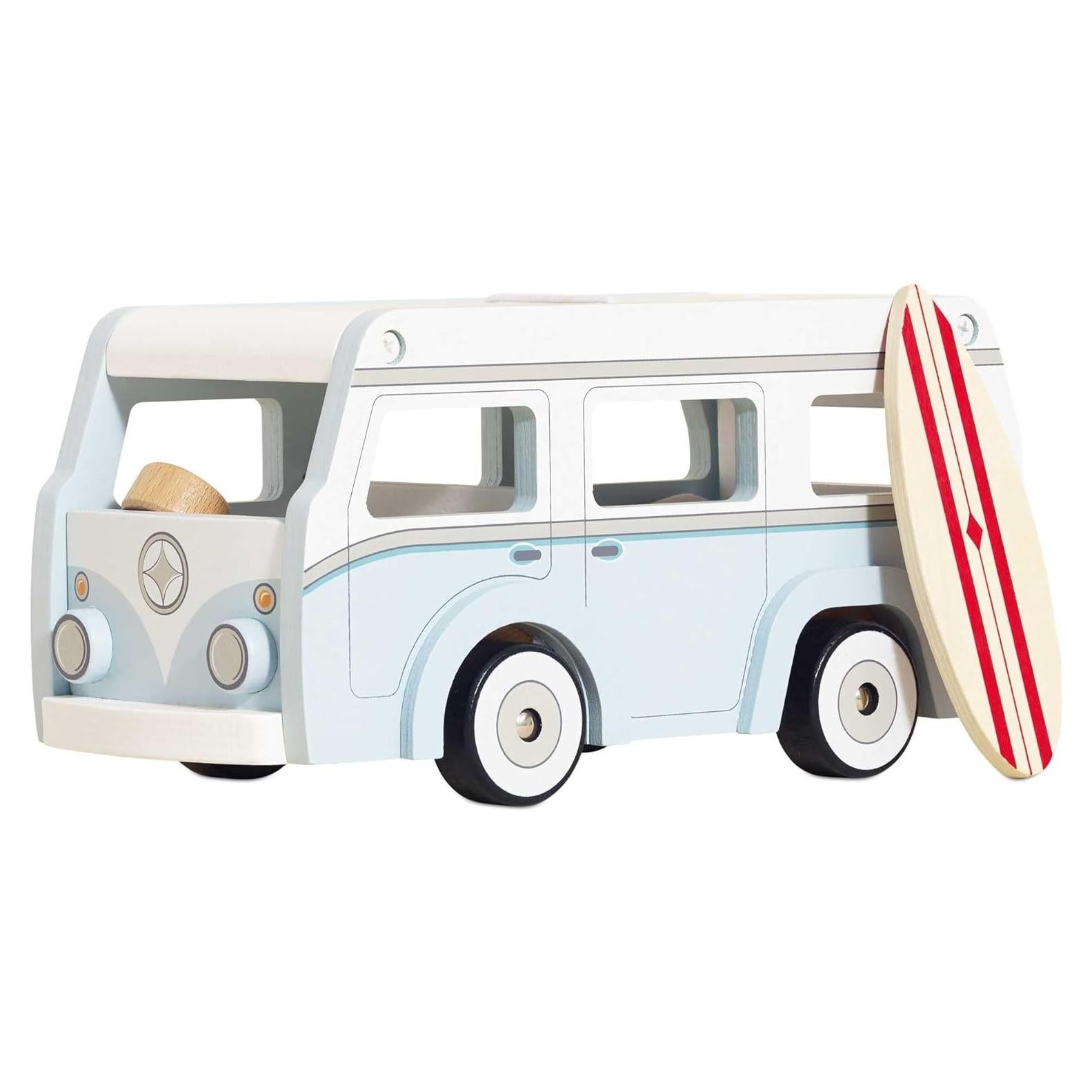 Furgoneta de Vacaciones Le Toy Van con Surf y Techo Desmontable