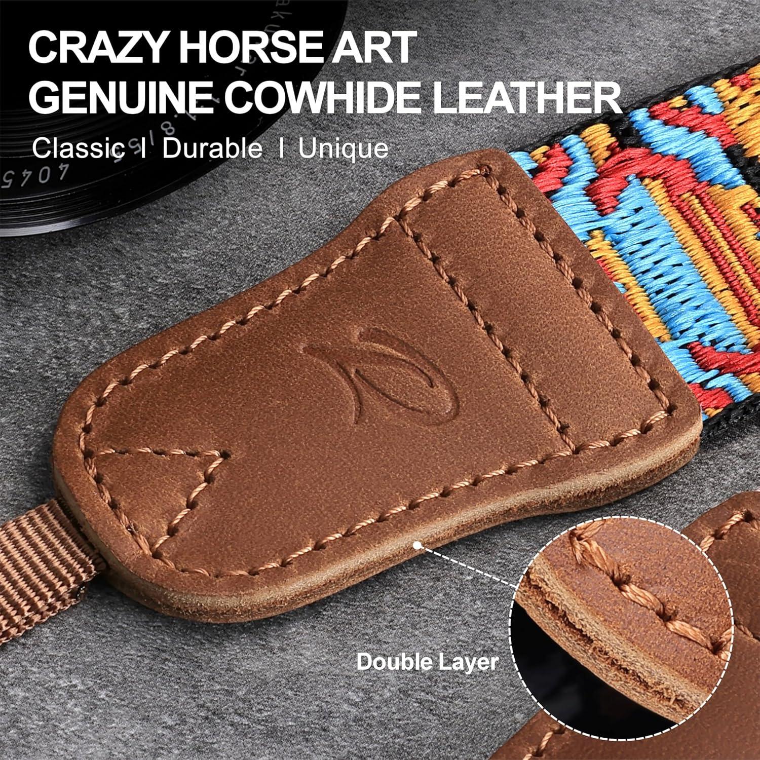 Correa para cámara Padwa Lifestyle 1.5" Cuero Crazy Horse Ajustable