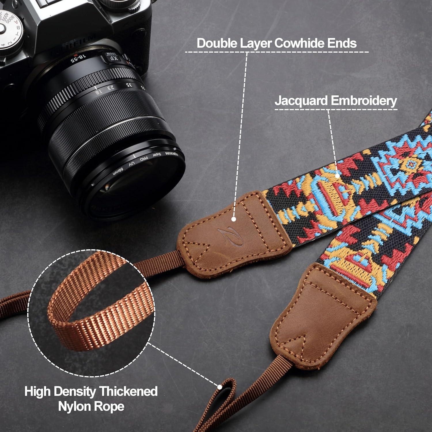 Correa para cámara Padwa Lifestyle 1.5" Cuero Crazy Horse Ajustable