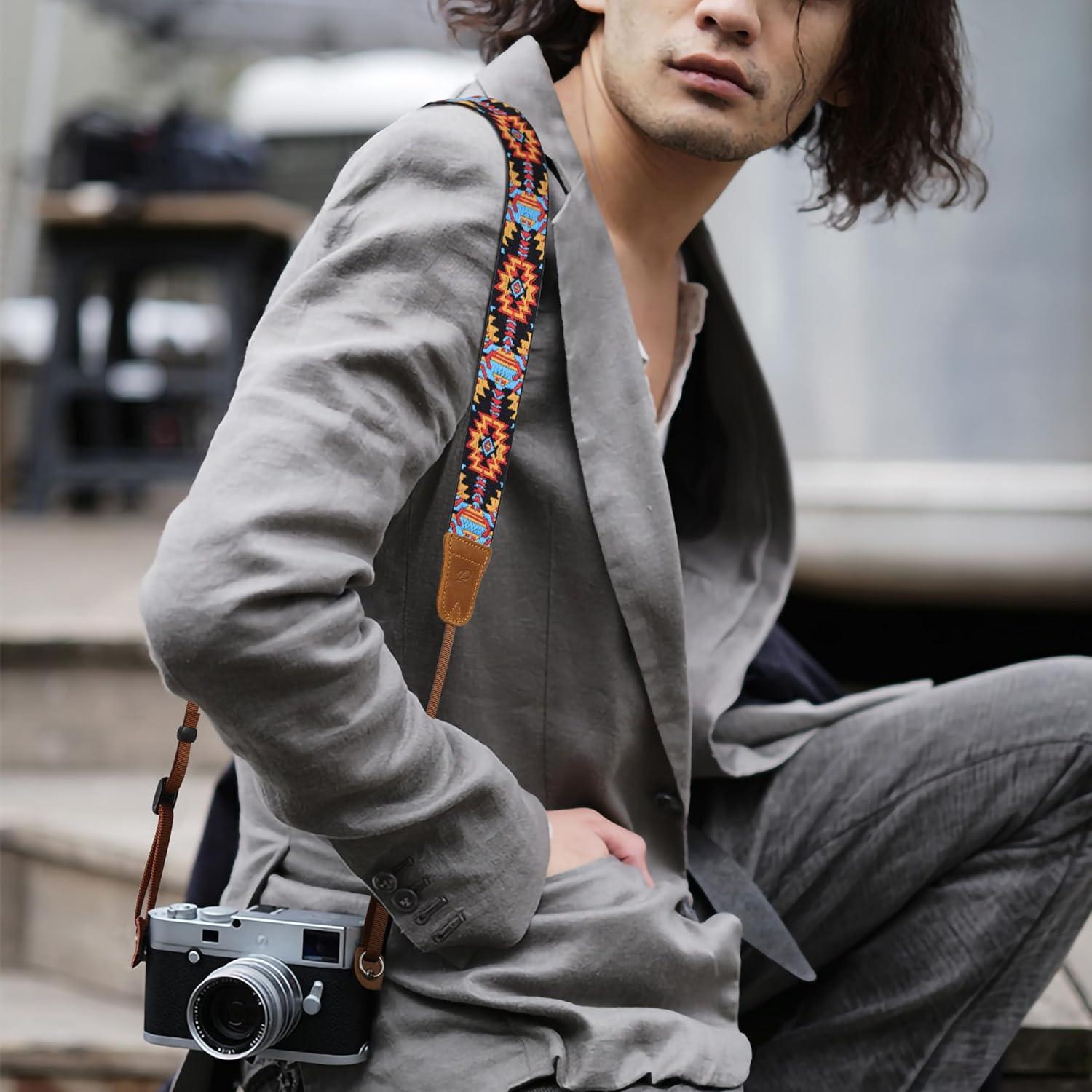 Correa para cámara Padwa Lifestyle 1.5" Cuero Crazy Horse Ajustable