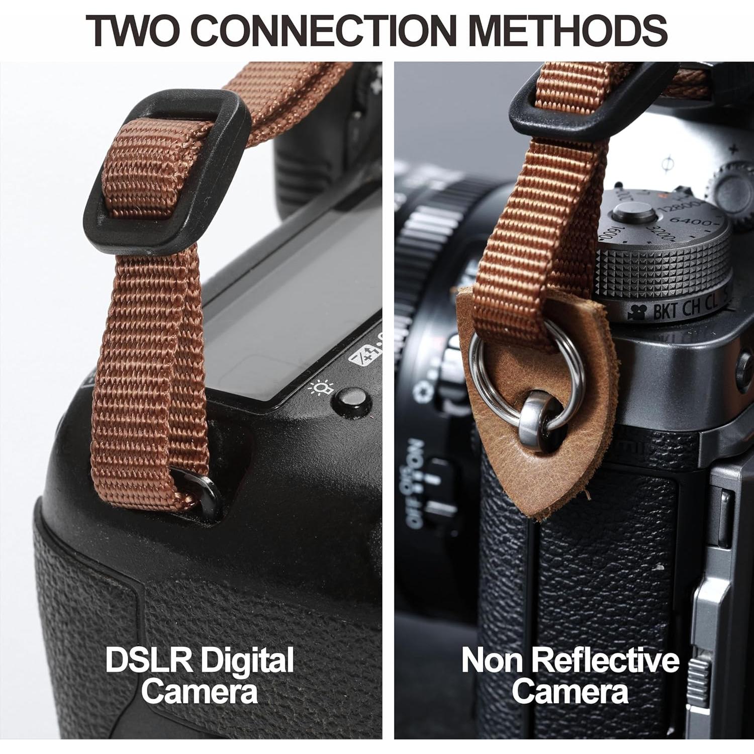 Correa para cámara Padwa Lifestyle 1.5" Cuero Crazy Horse Ajustable