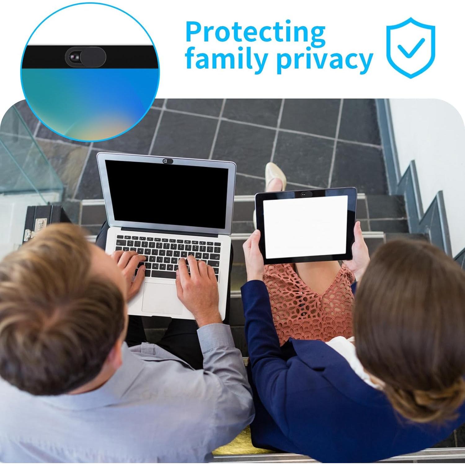 Cubierta de Webcam Deslizante AOZUO 8PCS Protección Privacidad