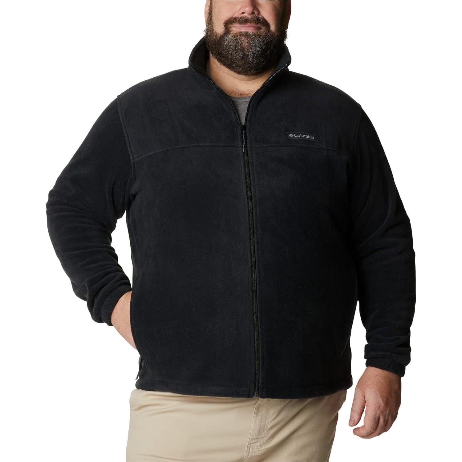 Chaqueta de Forro Polar Columbia Steens Mountain Hombre Negro