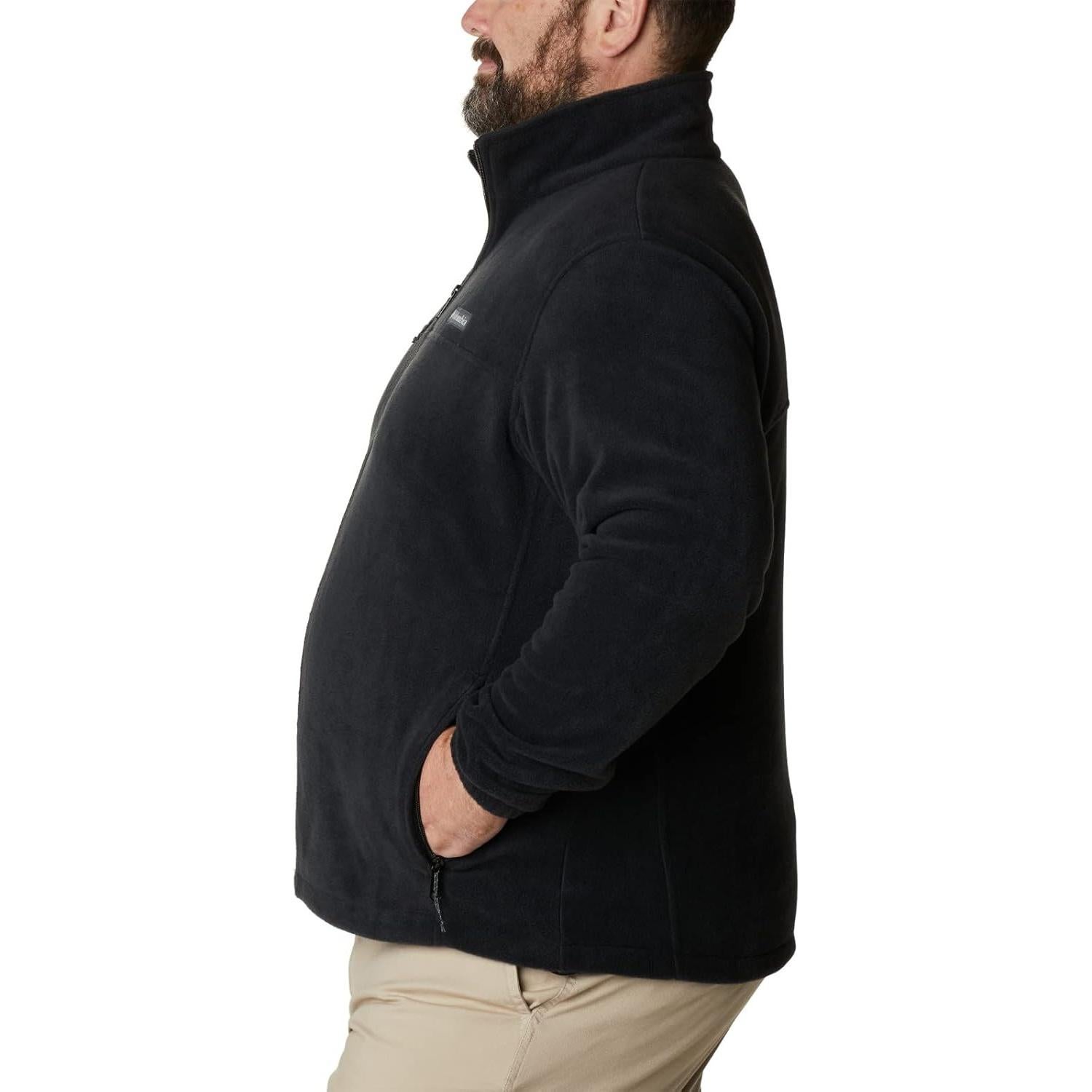 Chaqueta de Forro Polar Columbia Steens Mountain Hombre Negro