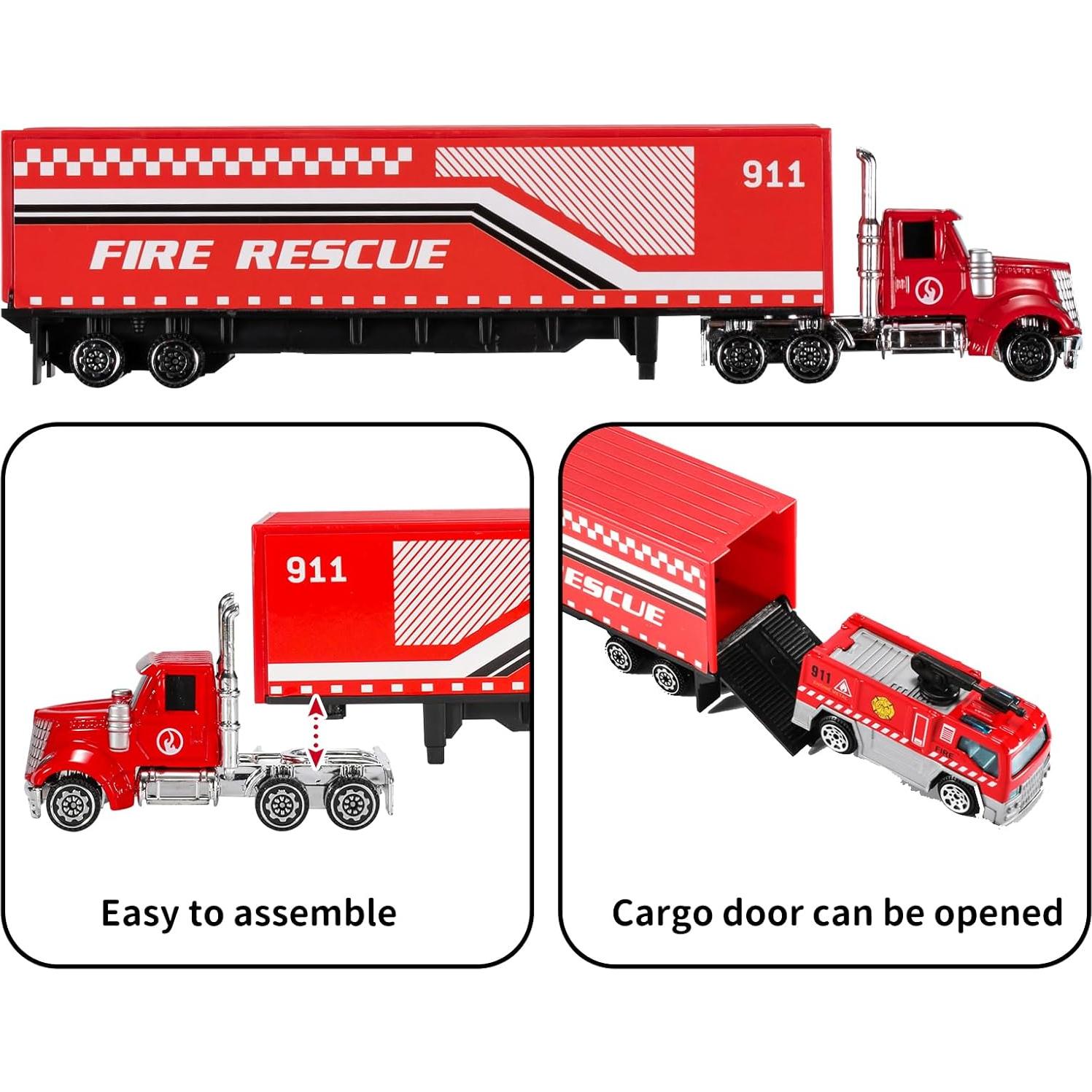 Conjunto de Juguetes de Rescate TEMI con Alfombrilla 81x68cm