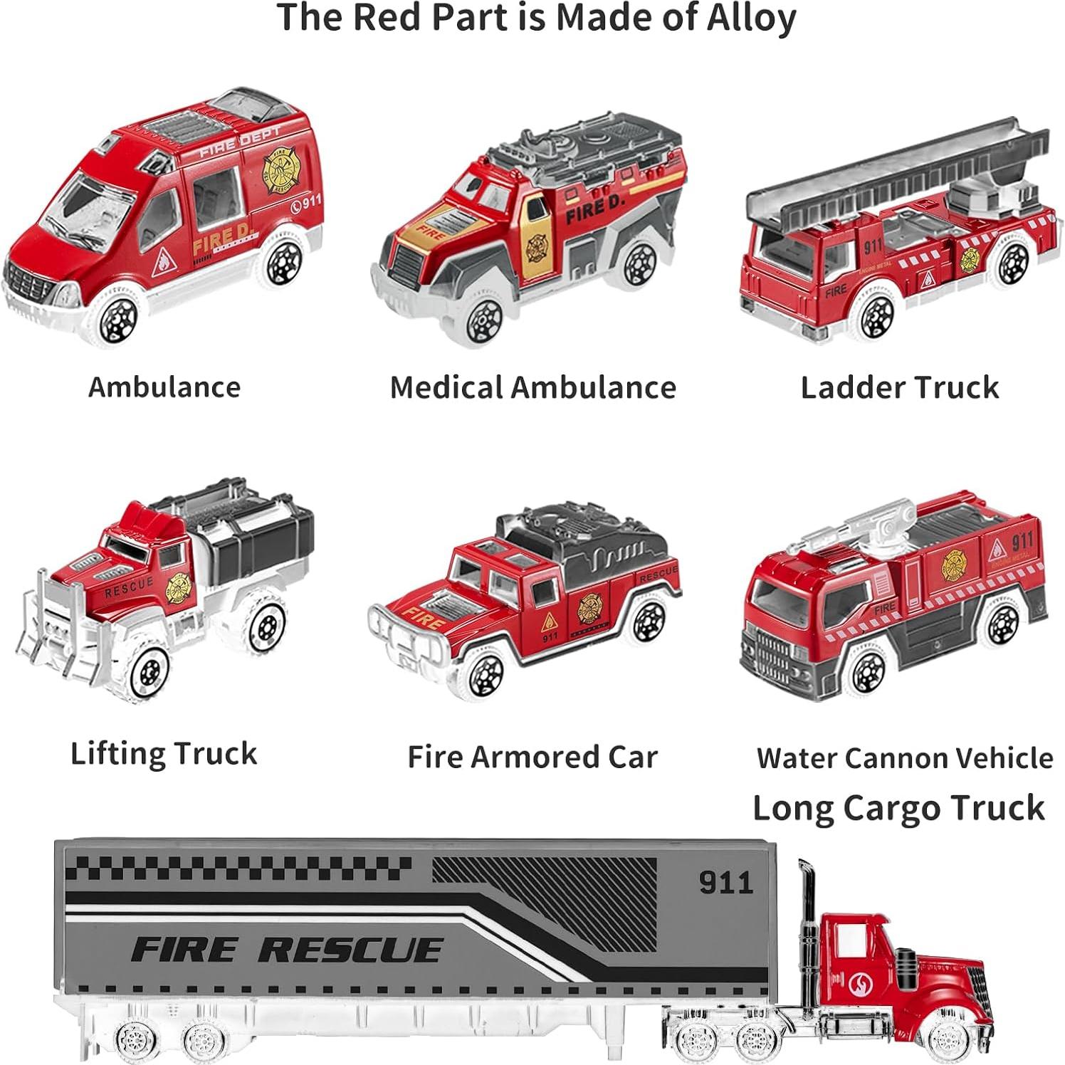 Conjunto de Juguetes de Rescate TEMI con Alfombrilla 81x68cm