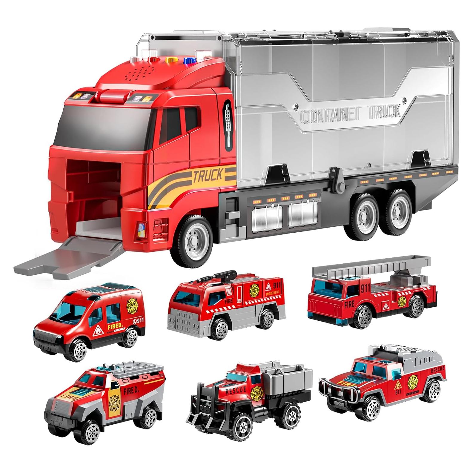 Set Juguetes de Bomberos TEMI con Alfombrilla 1,08 kg