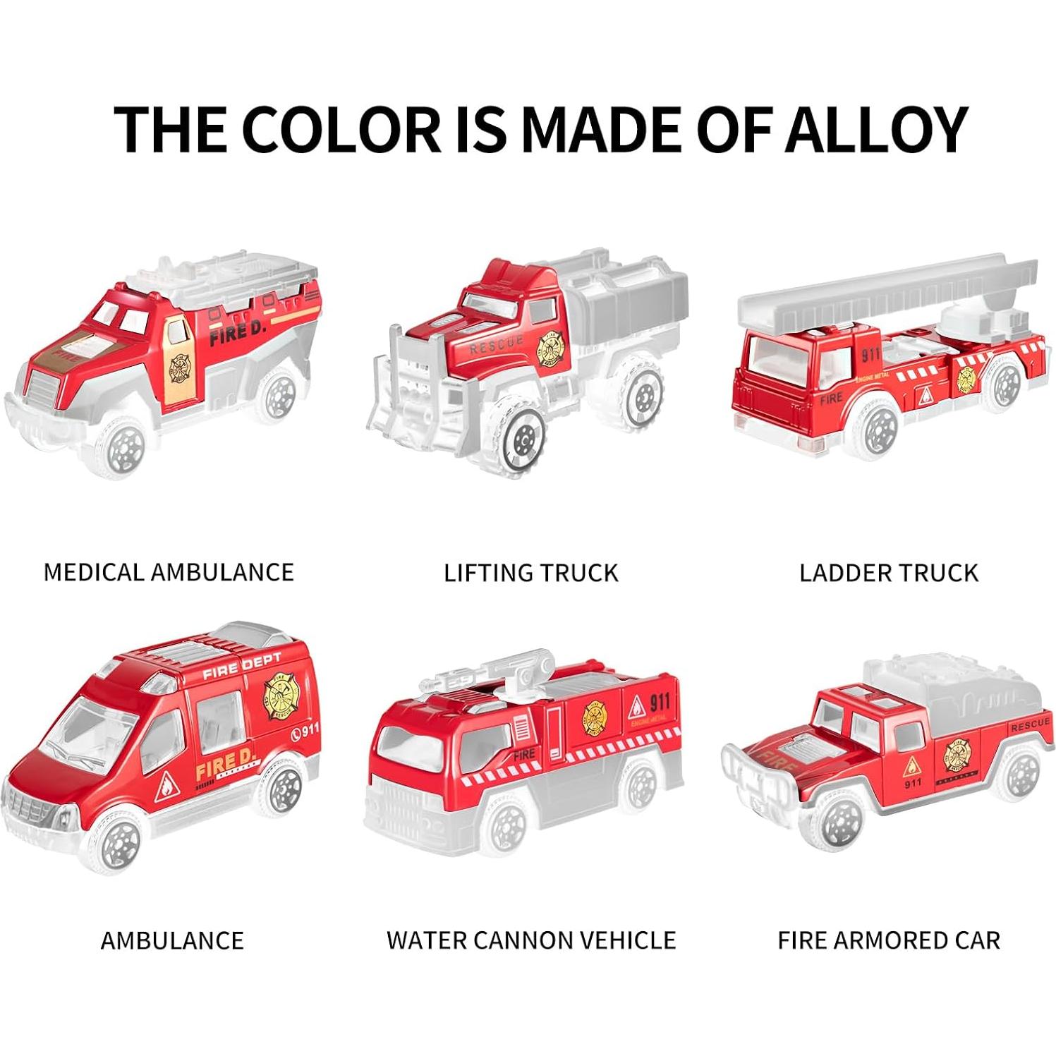 Set Juguetes de Bomberos TEMI con Alfombrilla 1,08 kg