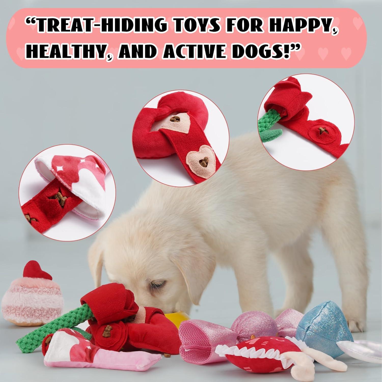 Juguetes para Perros Nocciola 7 Piezas San Valentín