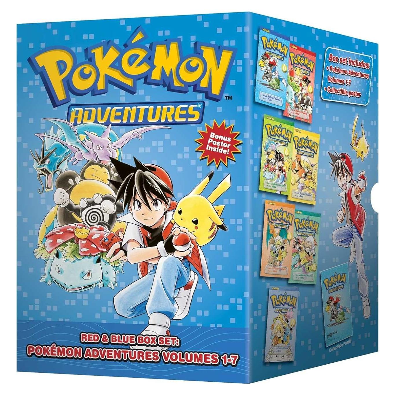 Pokémon Adventures (7 Volume Set - Reads R to L (Japanese Style) for all ages)