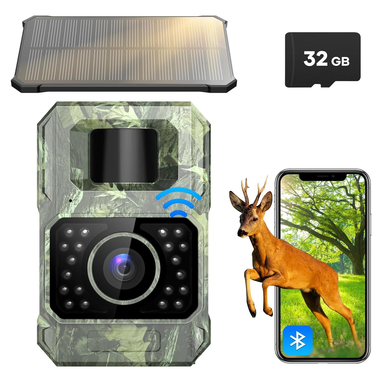 Cámara de Trail Solar Assark PH960W 48MP 1080P IP66