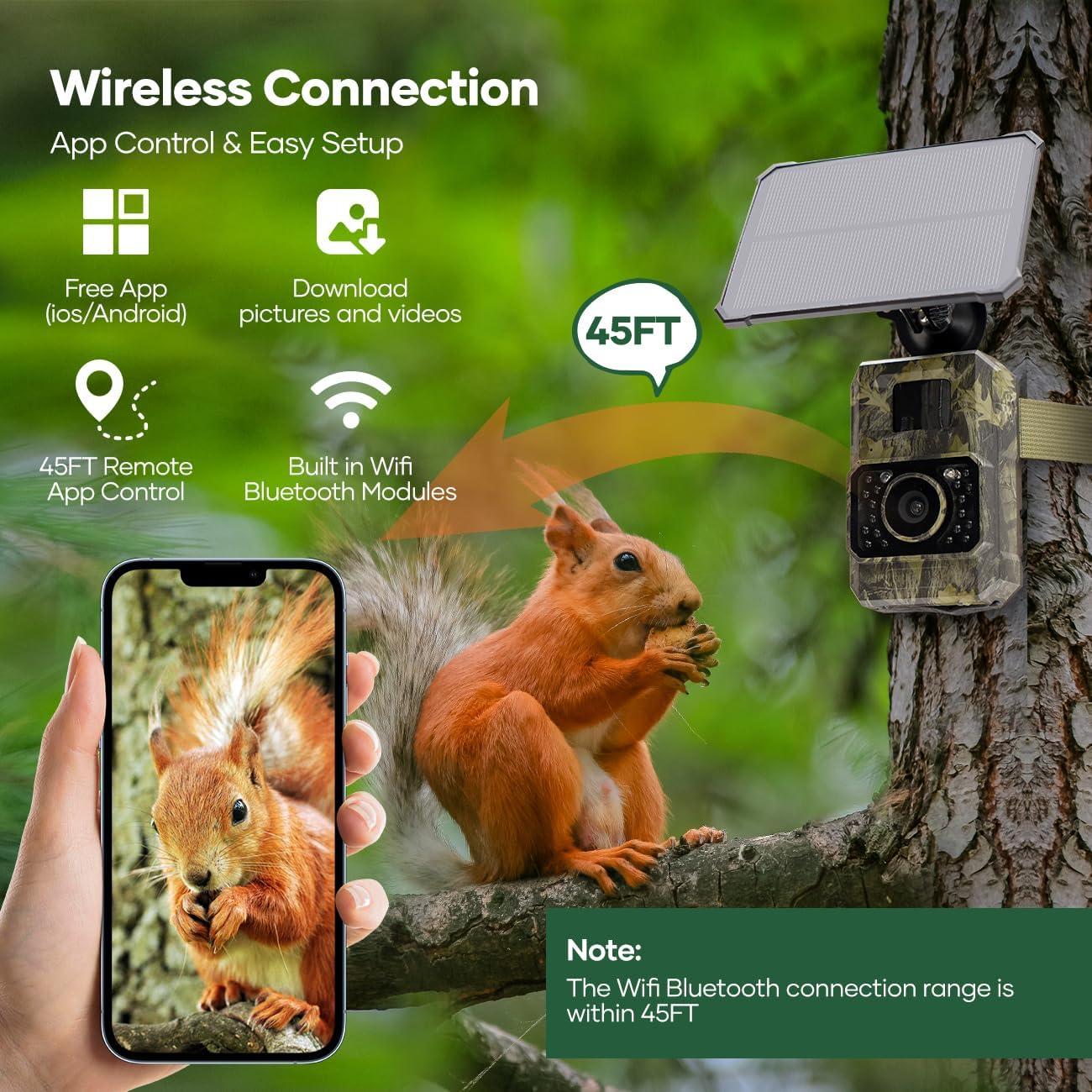 Cámara de Trail Solar Assark PH960W 48MP 1080P IP66