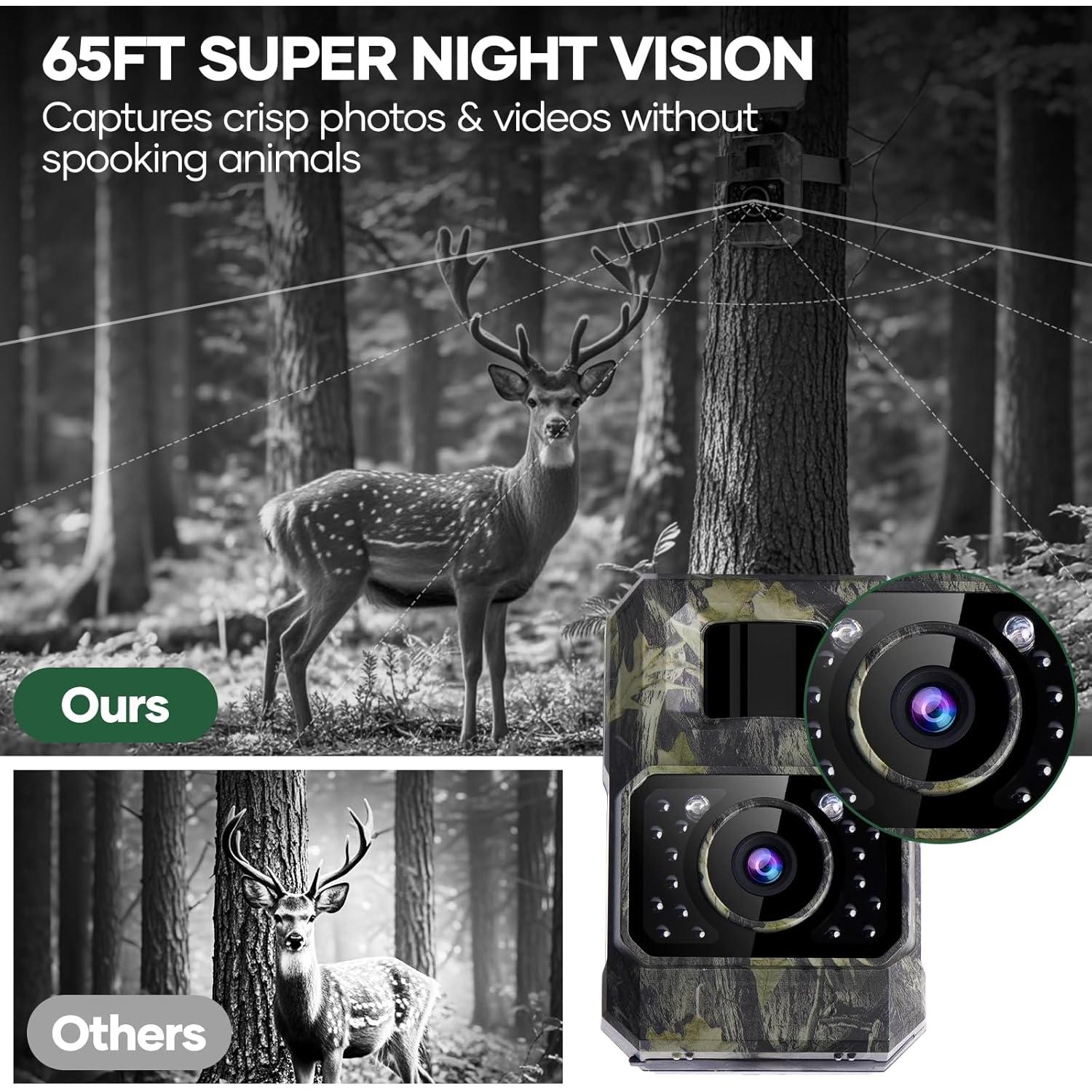 Cámara de Trail Solar Assark PH960W 48MP 1080P IP66