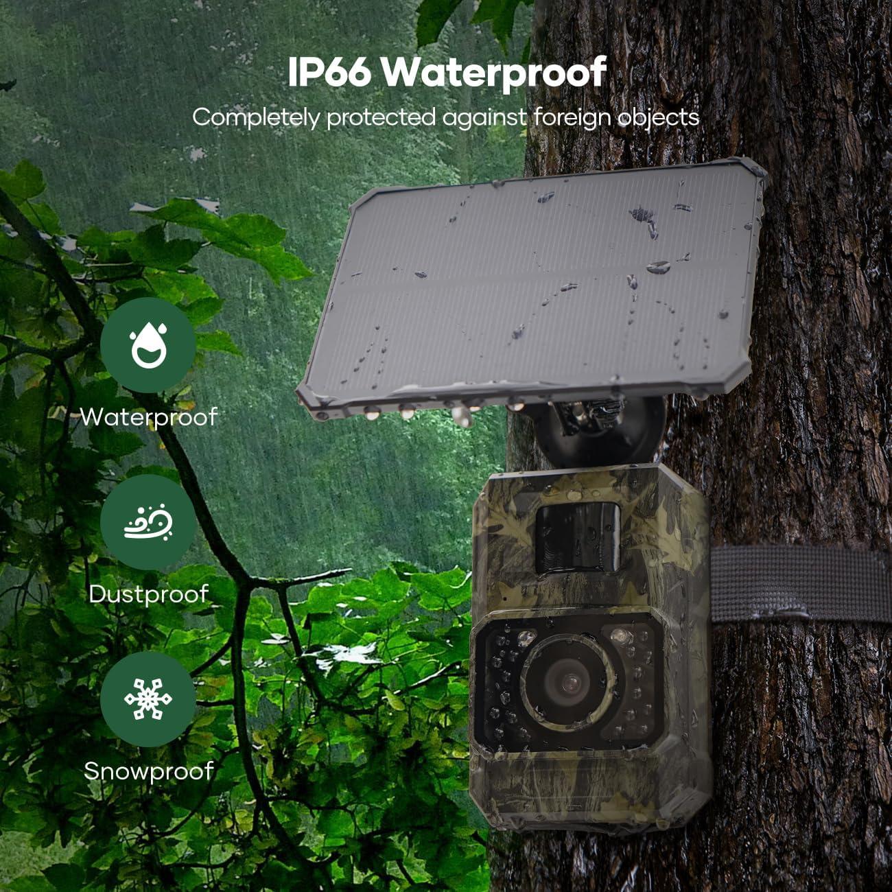 Cámara de Trail Solar Assark PH960W 48MP 1080P IP66