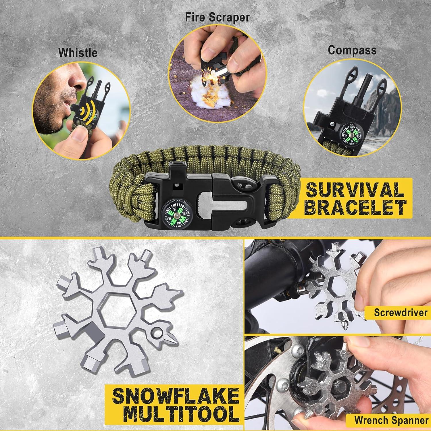 Kit de Supervivencia 28-en-1 NewFation para Hombres