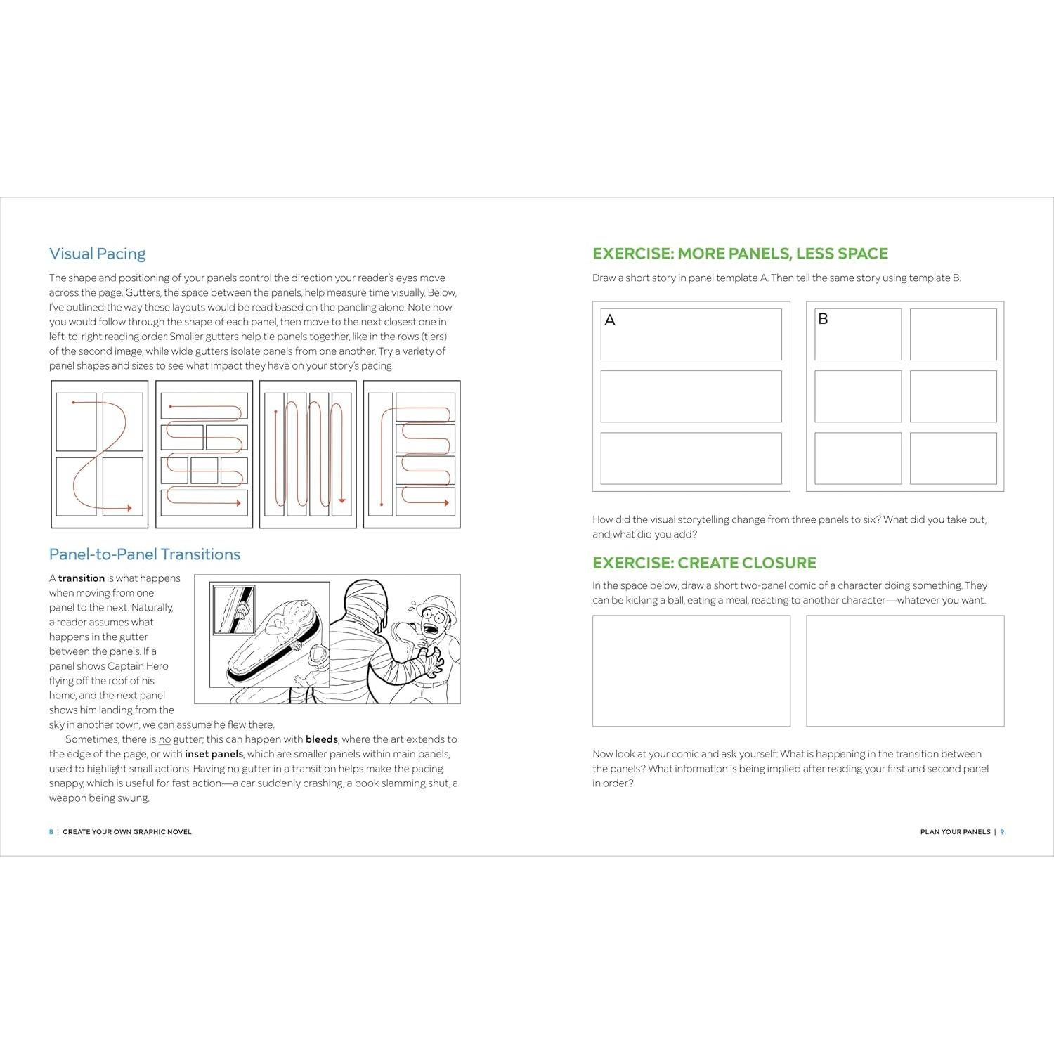 Create Your Own Graphic Novel: A Guide for Kids: Write and Draw Your Own Book