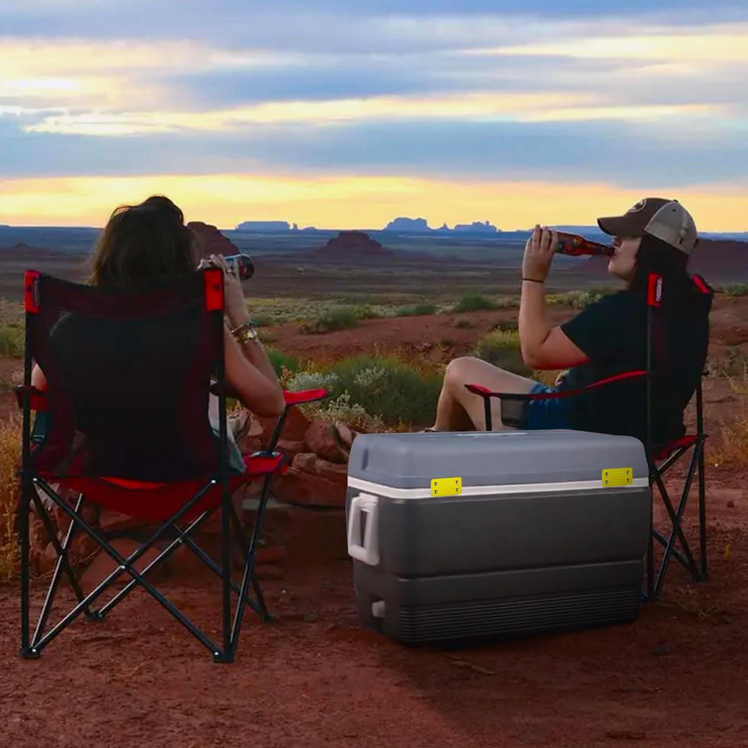 Bisagras de Enfriador Inquebrantables Soluciones Sin Bisagras - Juego de 2