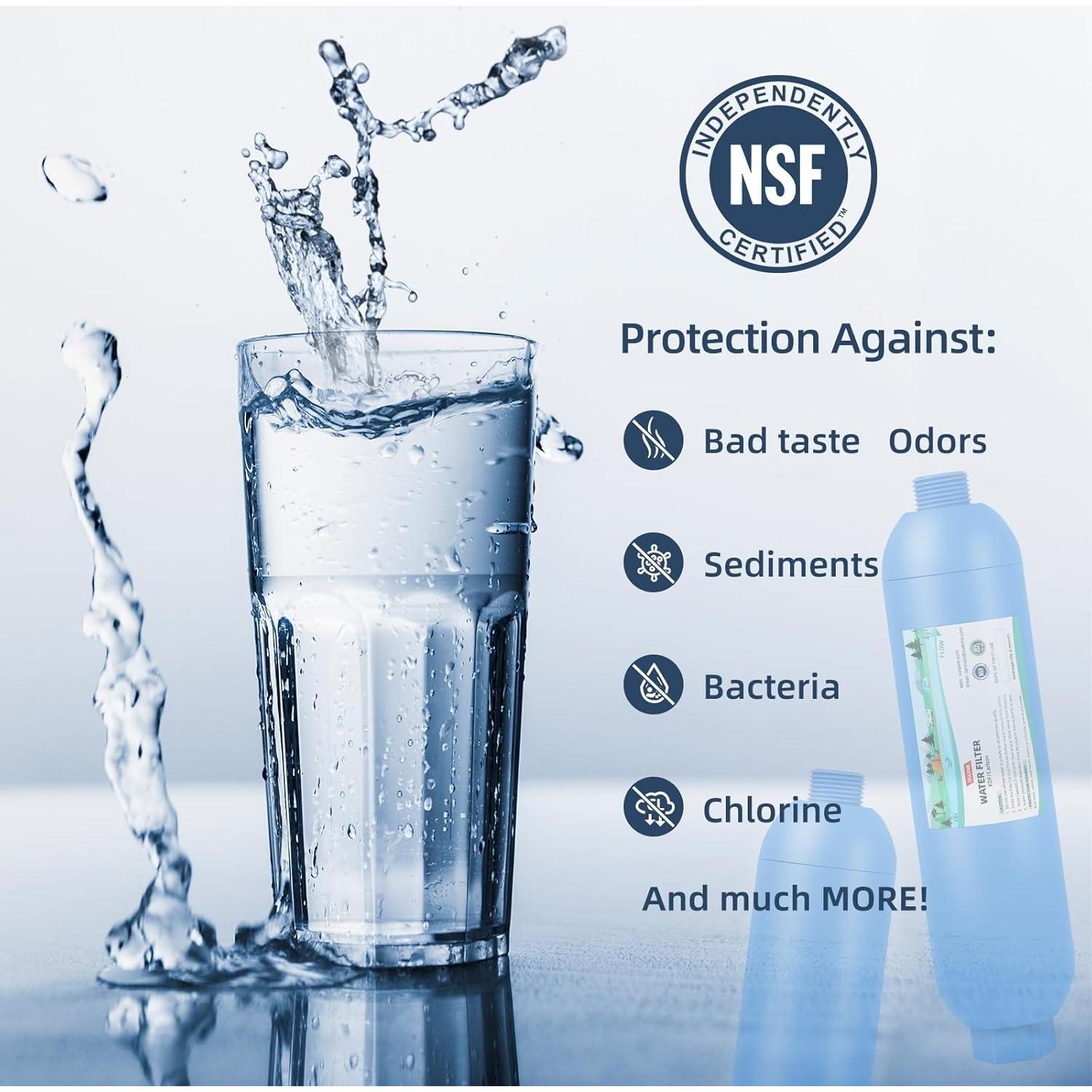 Filtro de Agua Inline OULEME para RV y Jardín - 2 Unidades