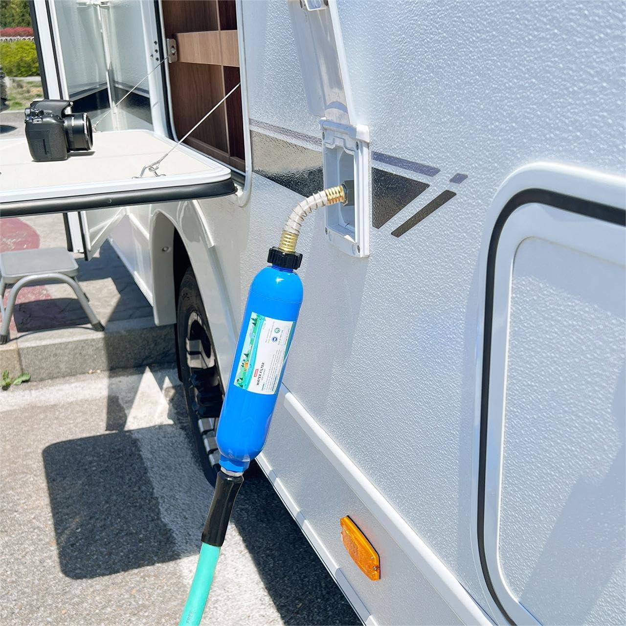 Filtro de Agua Inline OULEME para RV y Jardín - 2 Unidades