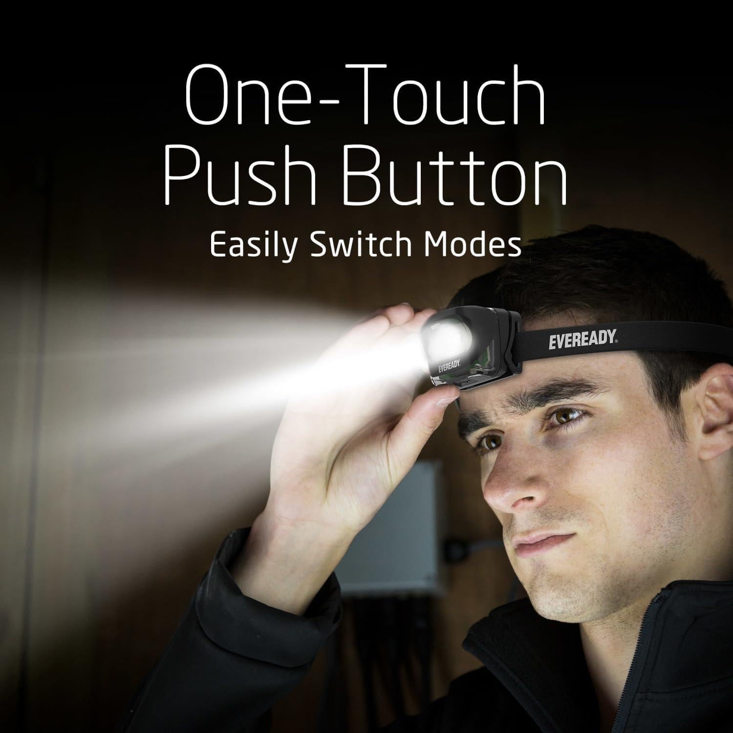 Linterna LED recargable Eveready 300 Lúmenes IPX4 negra