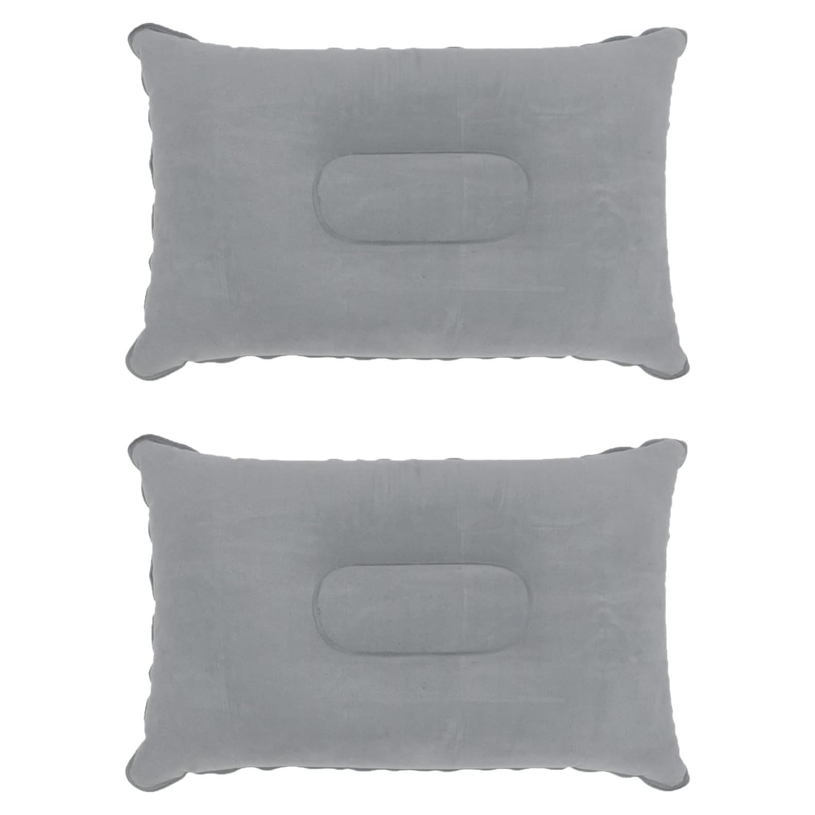Paquete de 2 Almohadas Inflables LiXiongBao para Camping y Viajes