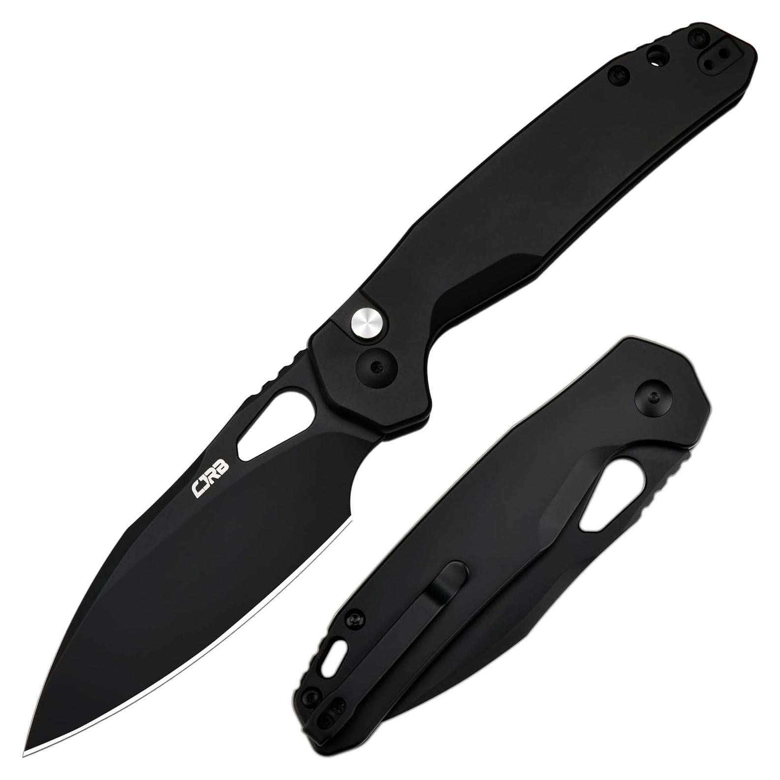 Cuchillo Plegable CJRB Frack J1931, 9.9 cm Hoja AR-RPM9 Negro