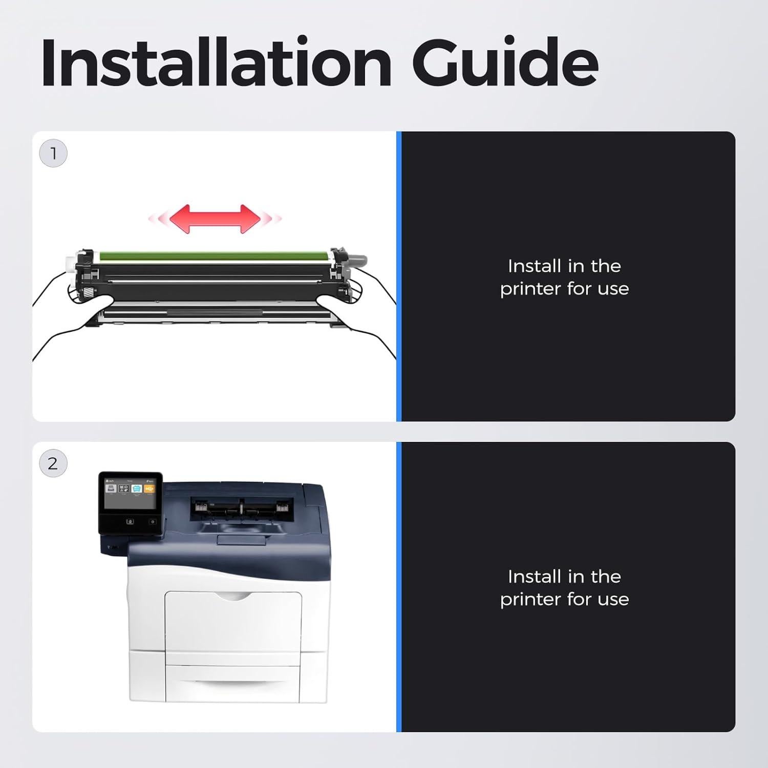 Kit de Tambor de Imagen JCTONER 4-Pack para Xerox C400 C405