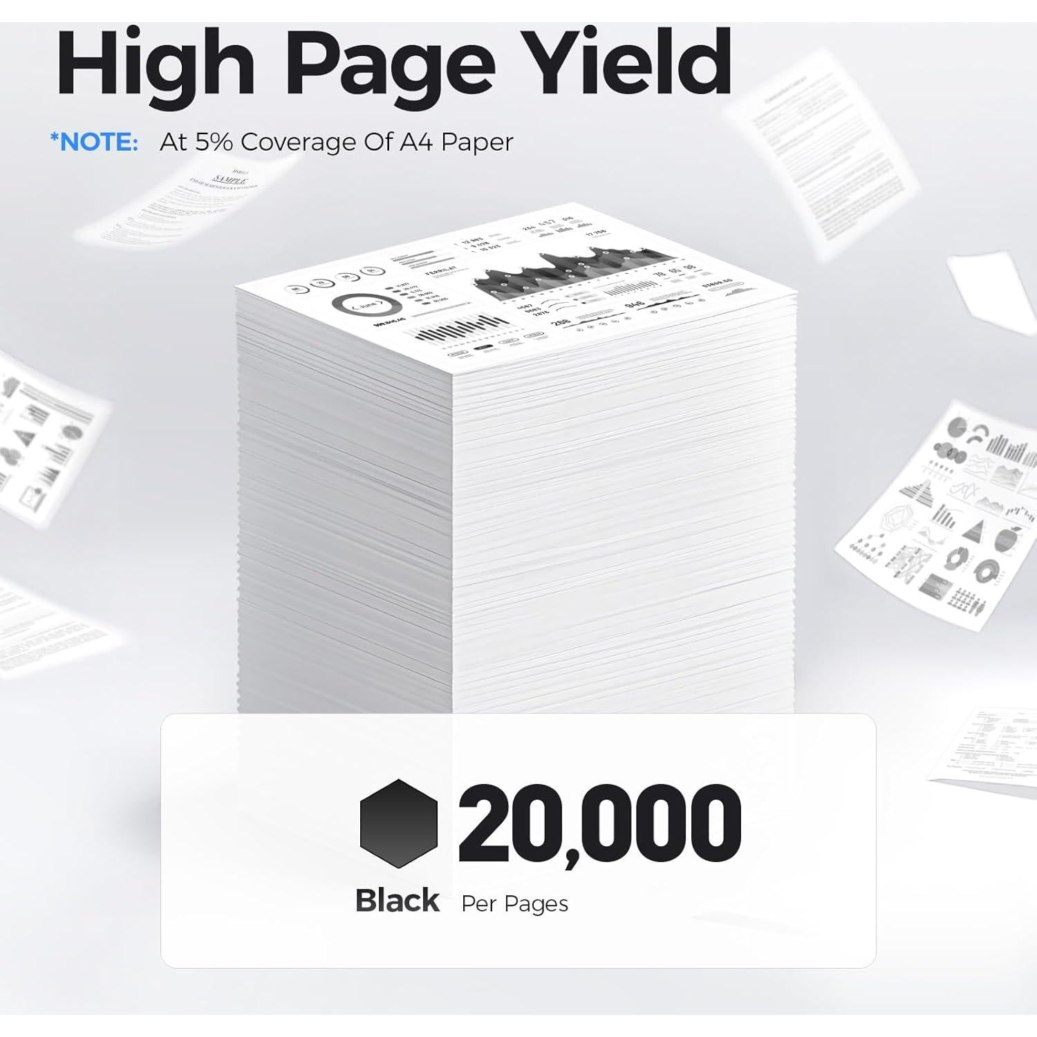 Cartucho de Tóner JCTONER B310 B315 Negro 2-Pack 40000 Páginas