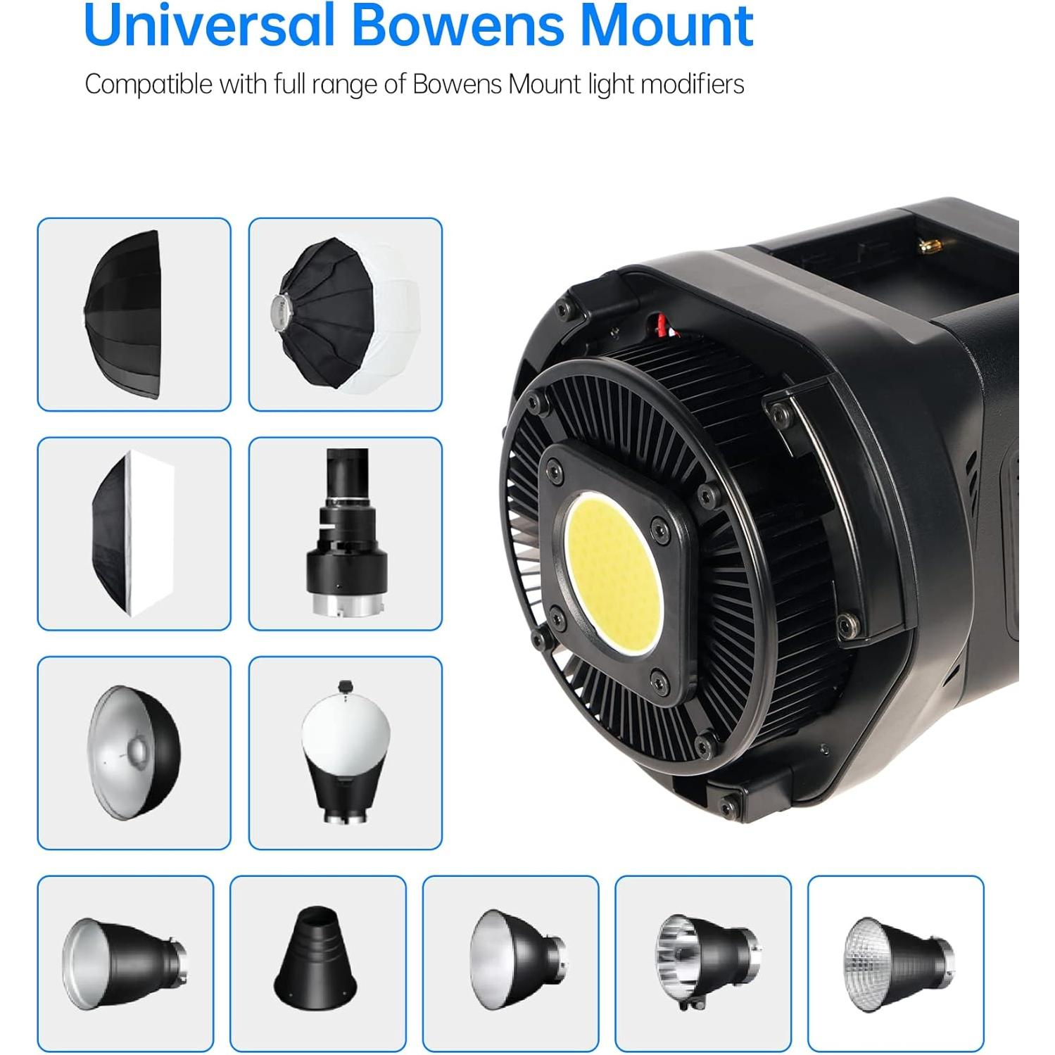 SIRUI C60 Luz de Video LED 60W COB 5600K CRI 96 para Fotografía