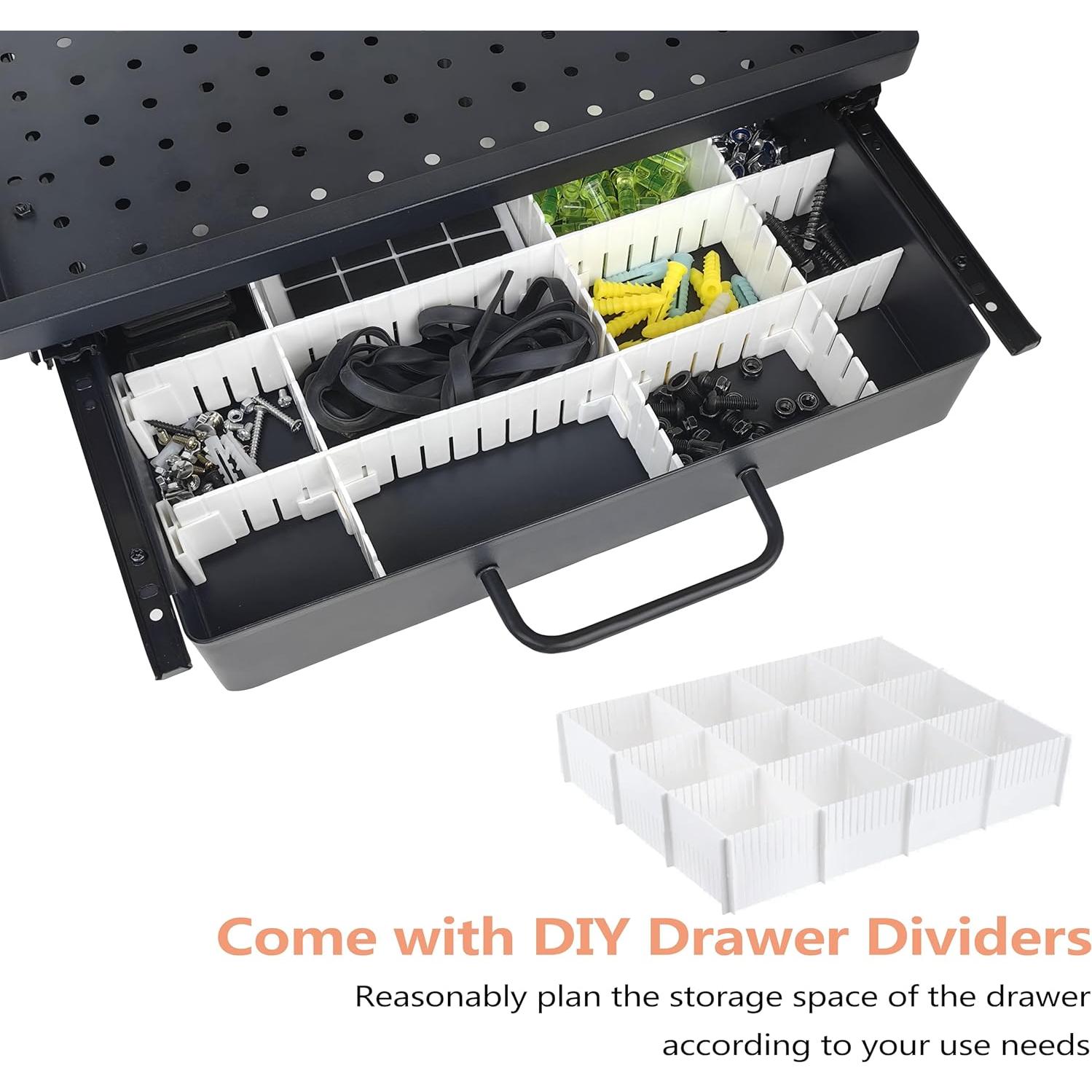 Carro Organizador de Herramientas Luffioner con Carga 8 Salidas