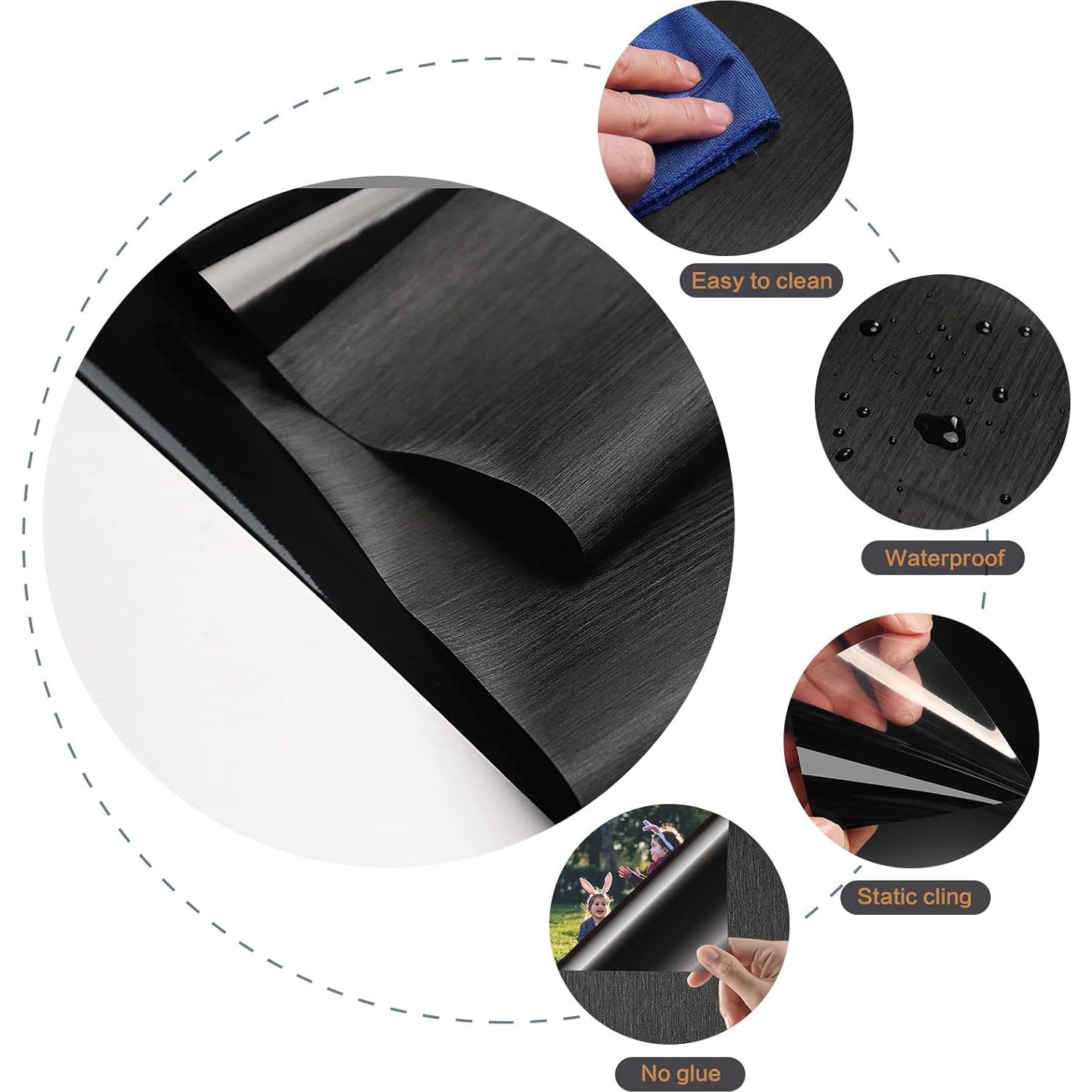 Película Blackout FILMGOO 44.5x198.1 cm Sin Pegamento