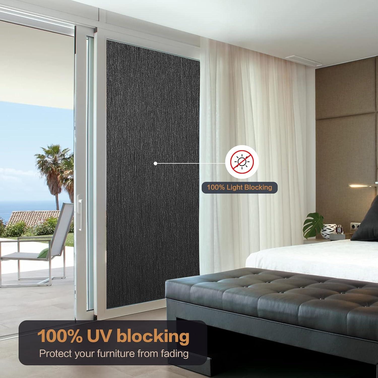 Película Blackout FILMGOO 44.5x198.1 cm Sin Pegamento