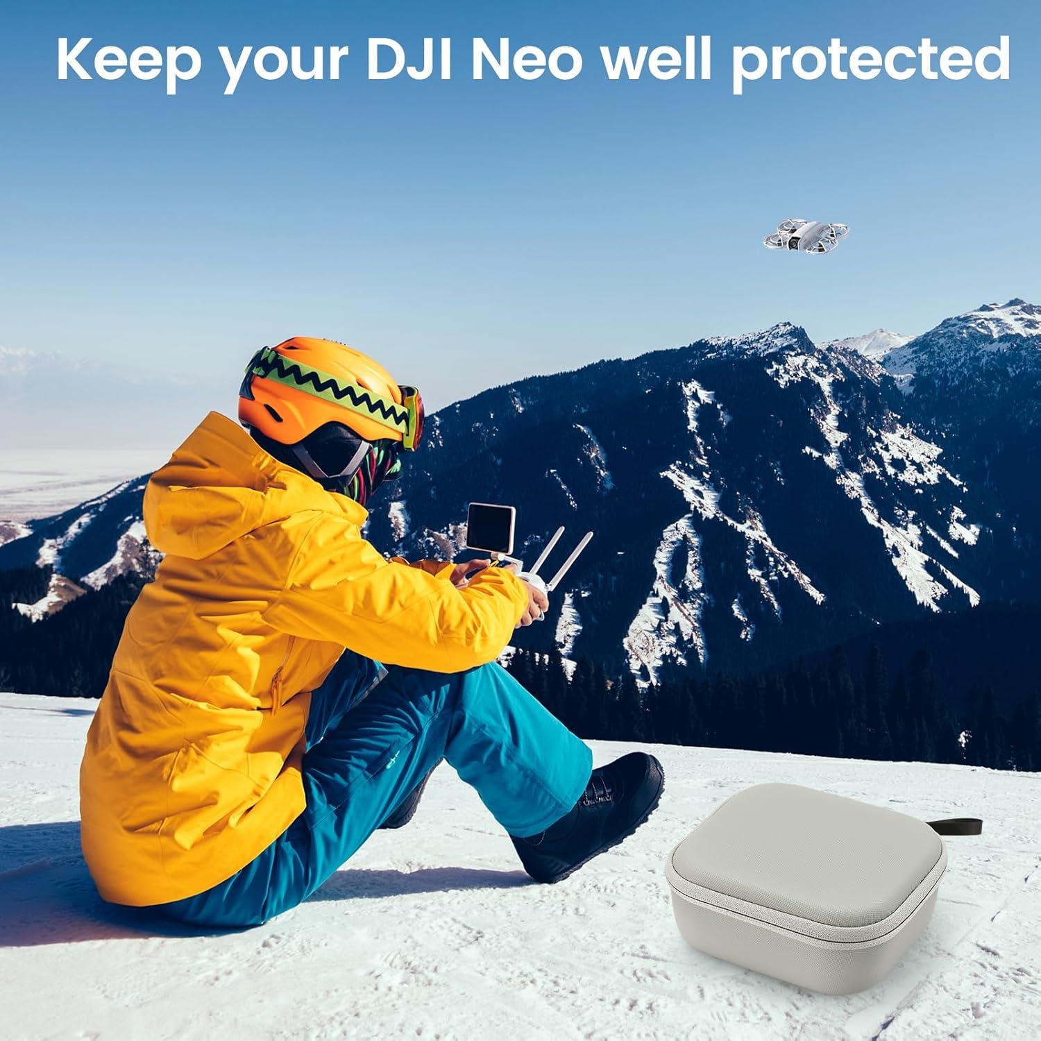 Funda de Transporte BEHORSE para Drone DJI Neo - Impermeable Gris