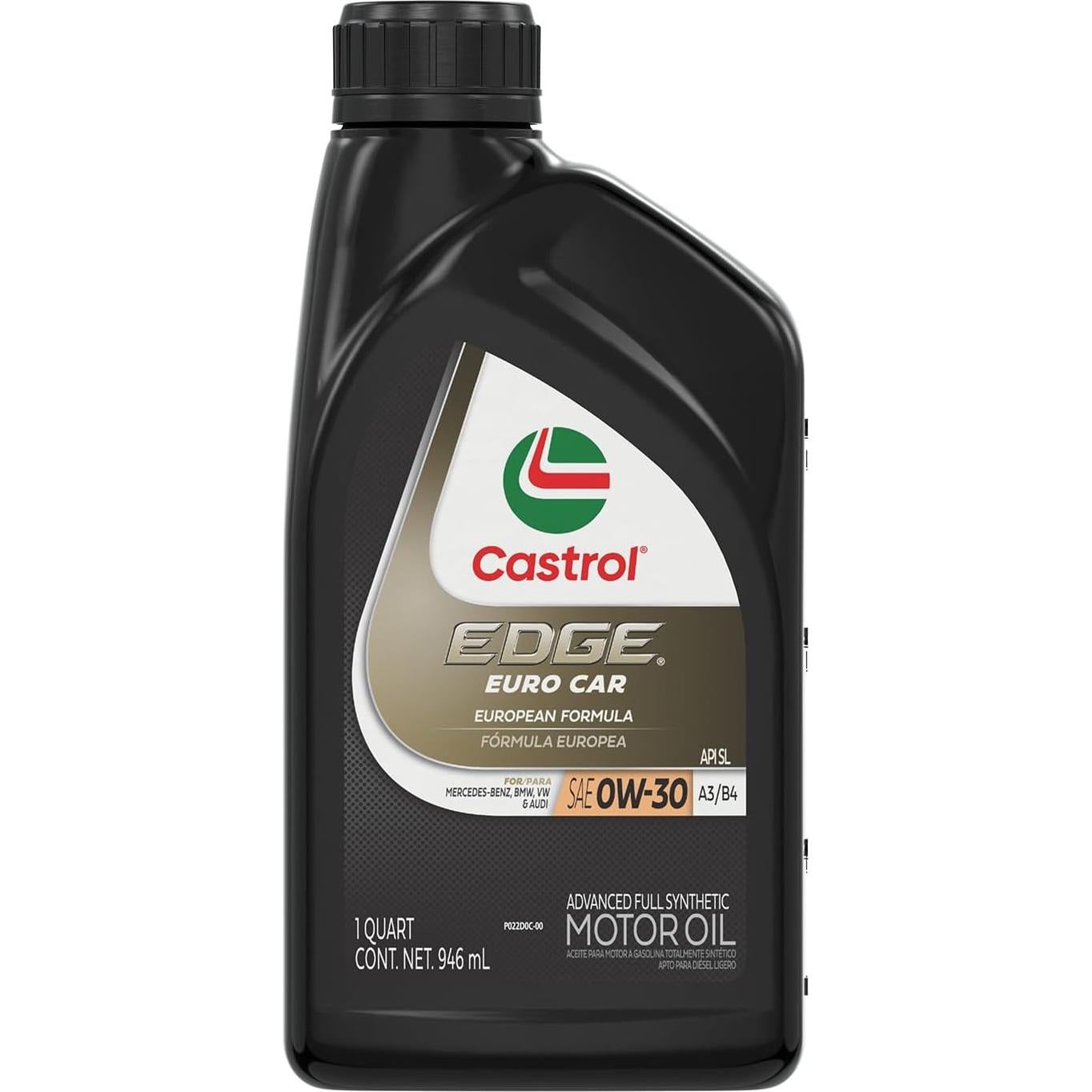Aceite de Motor Sintético Castrol EDGE Euro 0W-30 6L