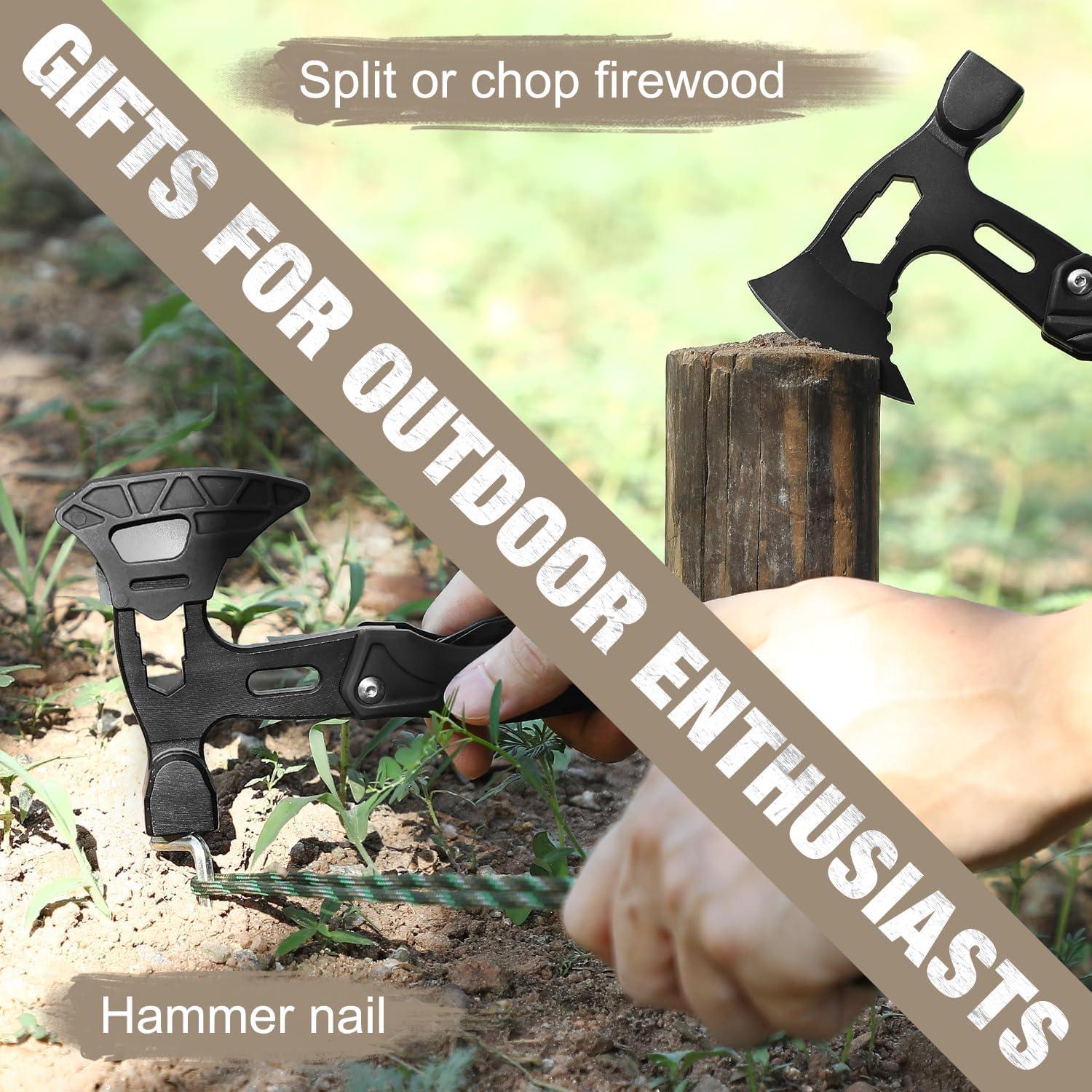 Martillo Hacha Multifuncional WEERLTEM 22 en 1 con Funda