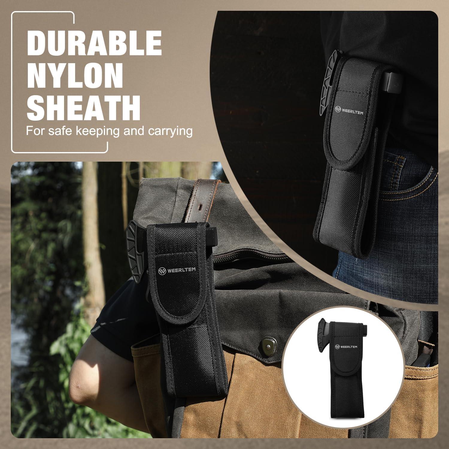 Martillo Hacha Multifuncional WEERLTEM 22 en 1 con Funda